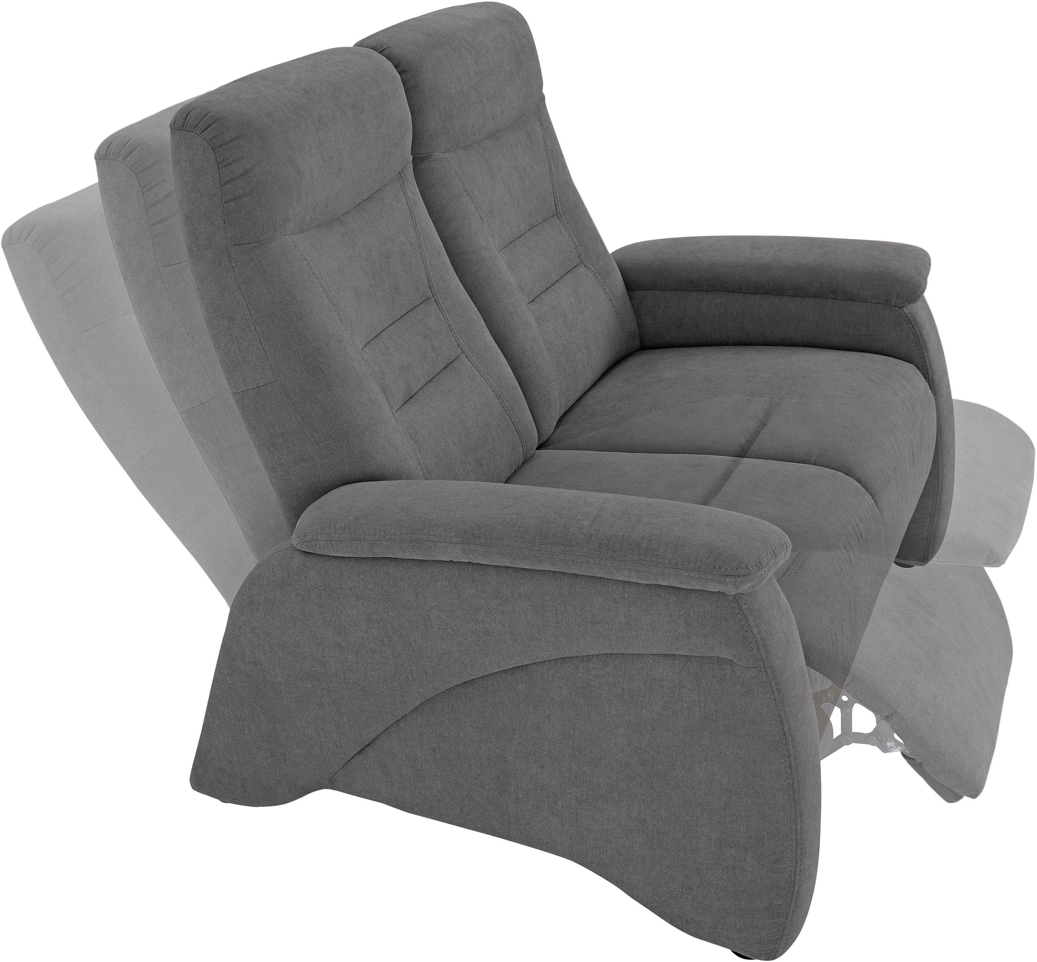 exxpo - sofa fashion 2-zitsbank Ascoli, bioscoopsofa met hoog zitcomfort, comfortabele armleuningen