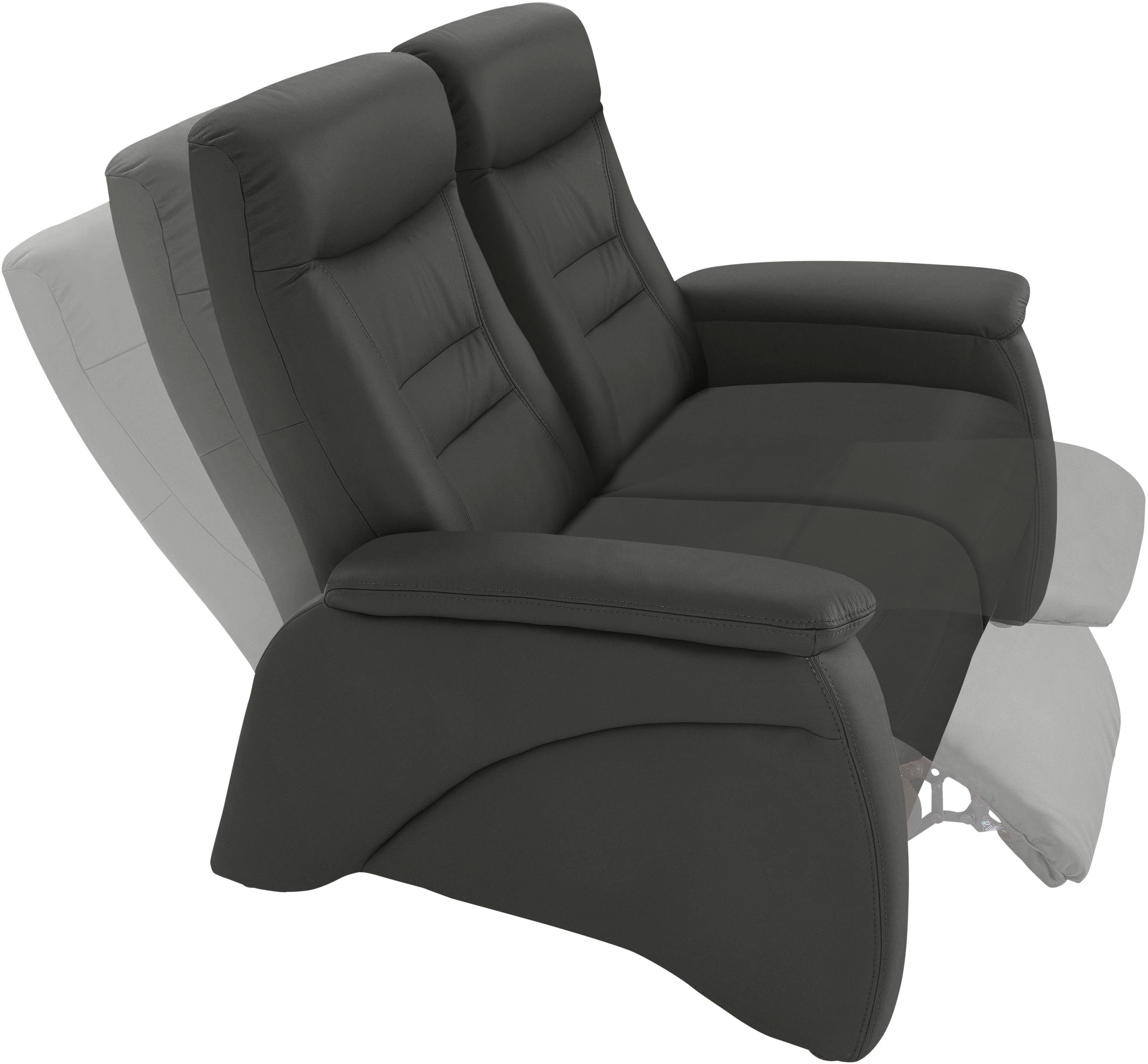 exxpo - sofa fashion 2-zitsbank Ascoli, bioscoopsofa met hoog zitcomfort, comfortabele armleuningen