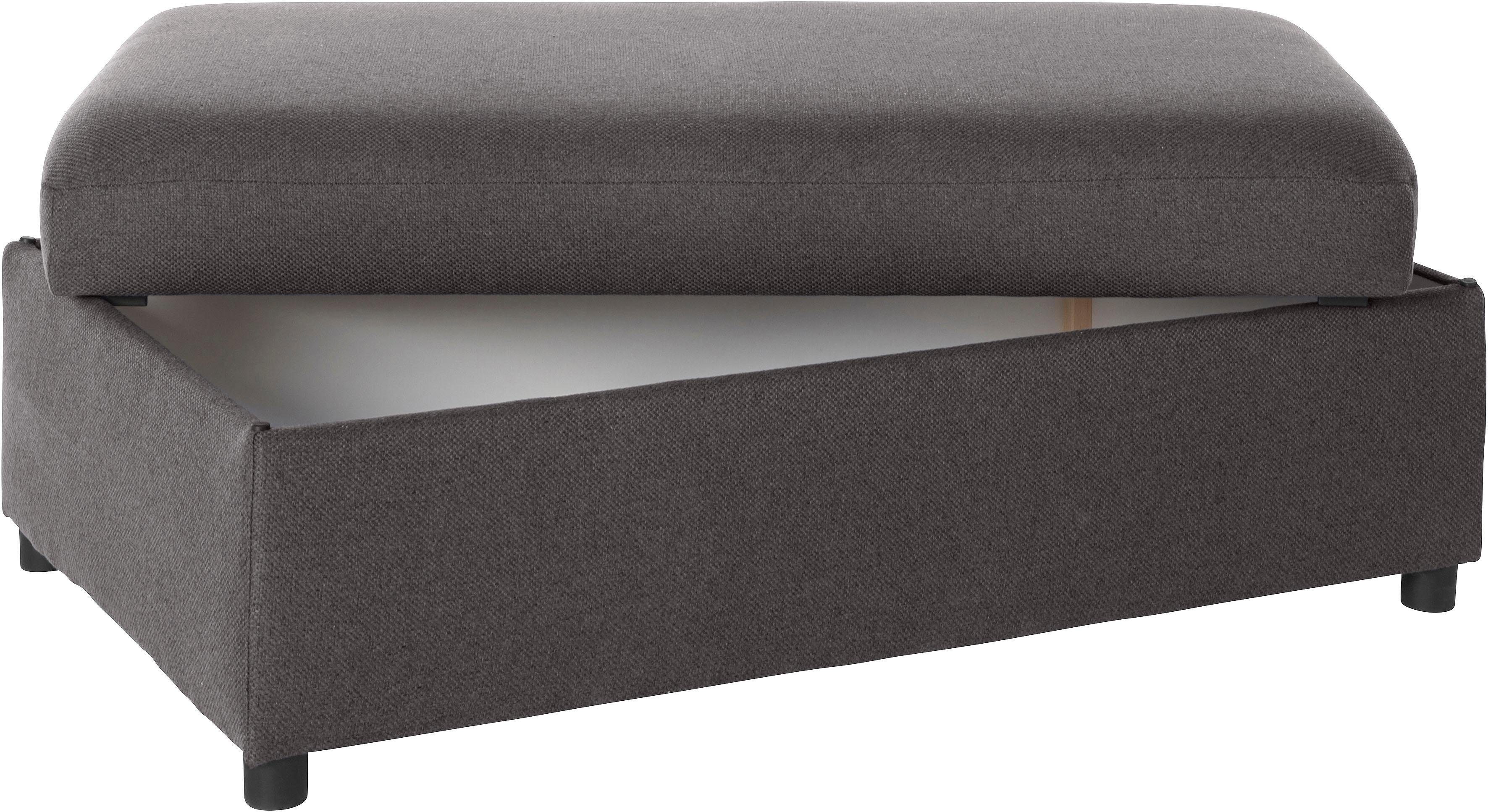 exxpo - sofa fashion Hocker Kyoto bankkruk met opbergvak onder de zitting
