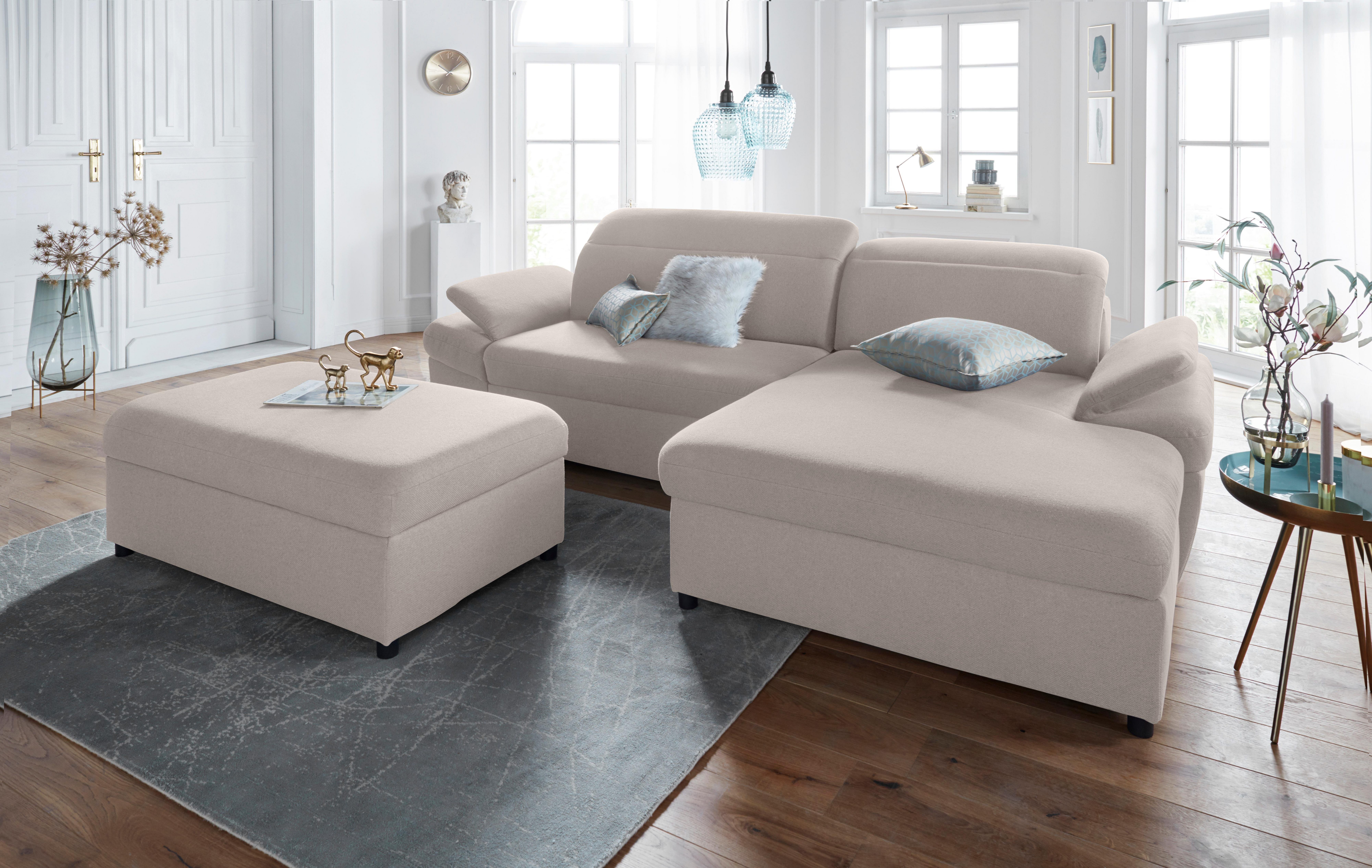 exxpo - sofa fashion Hocker Kyoto bankkruk met opbergvak onder de zitting