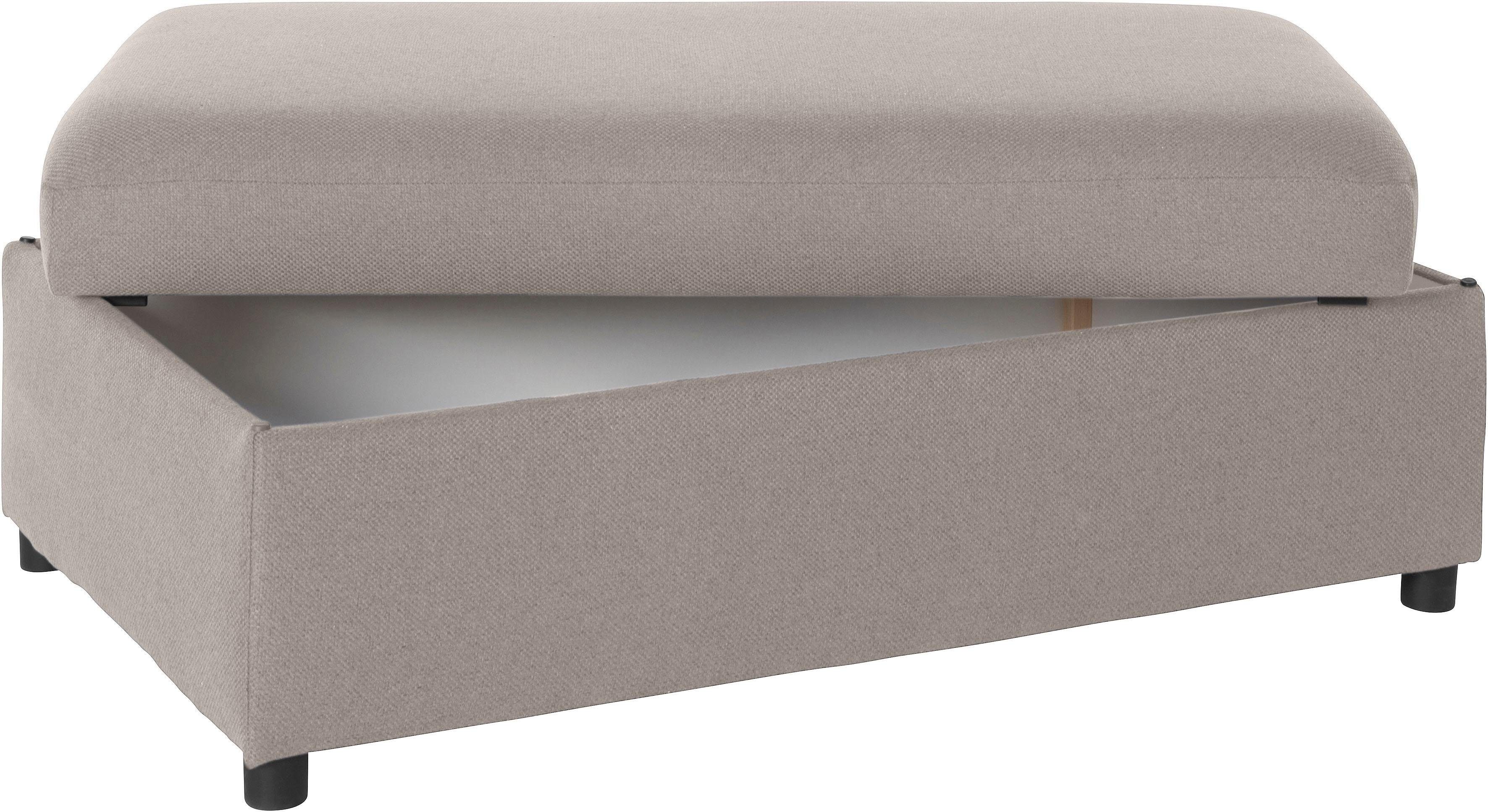 exxpo - sofa fashion Hocker Kyoto bankkruk met opbergvak onder de zitting