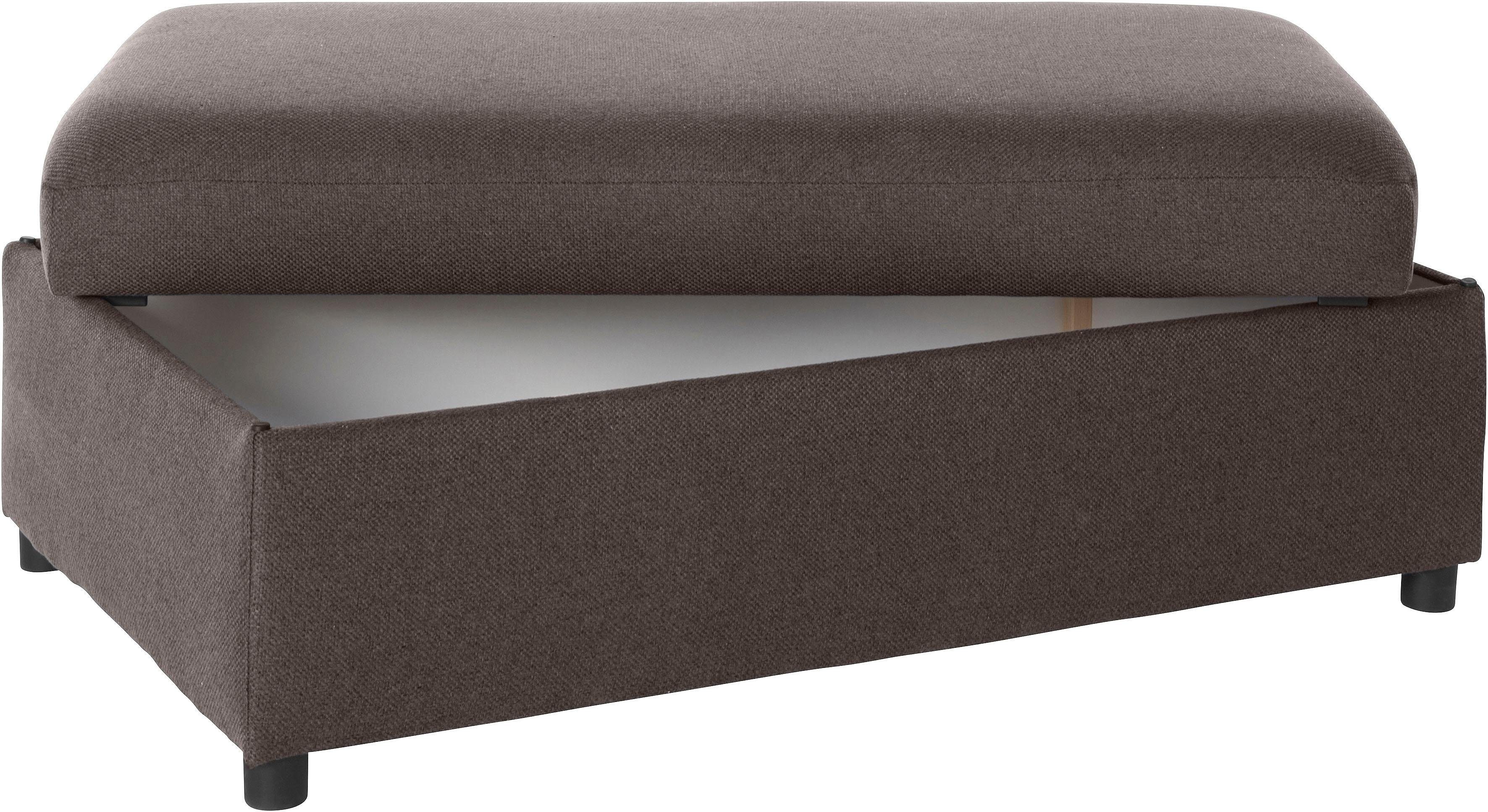 exxpo - sofa fashion Hocker Kyoto bankkruk met opbergvak onder de zitting