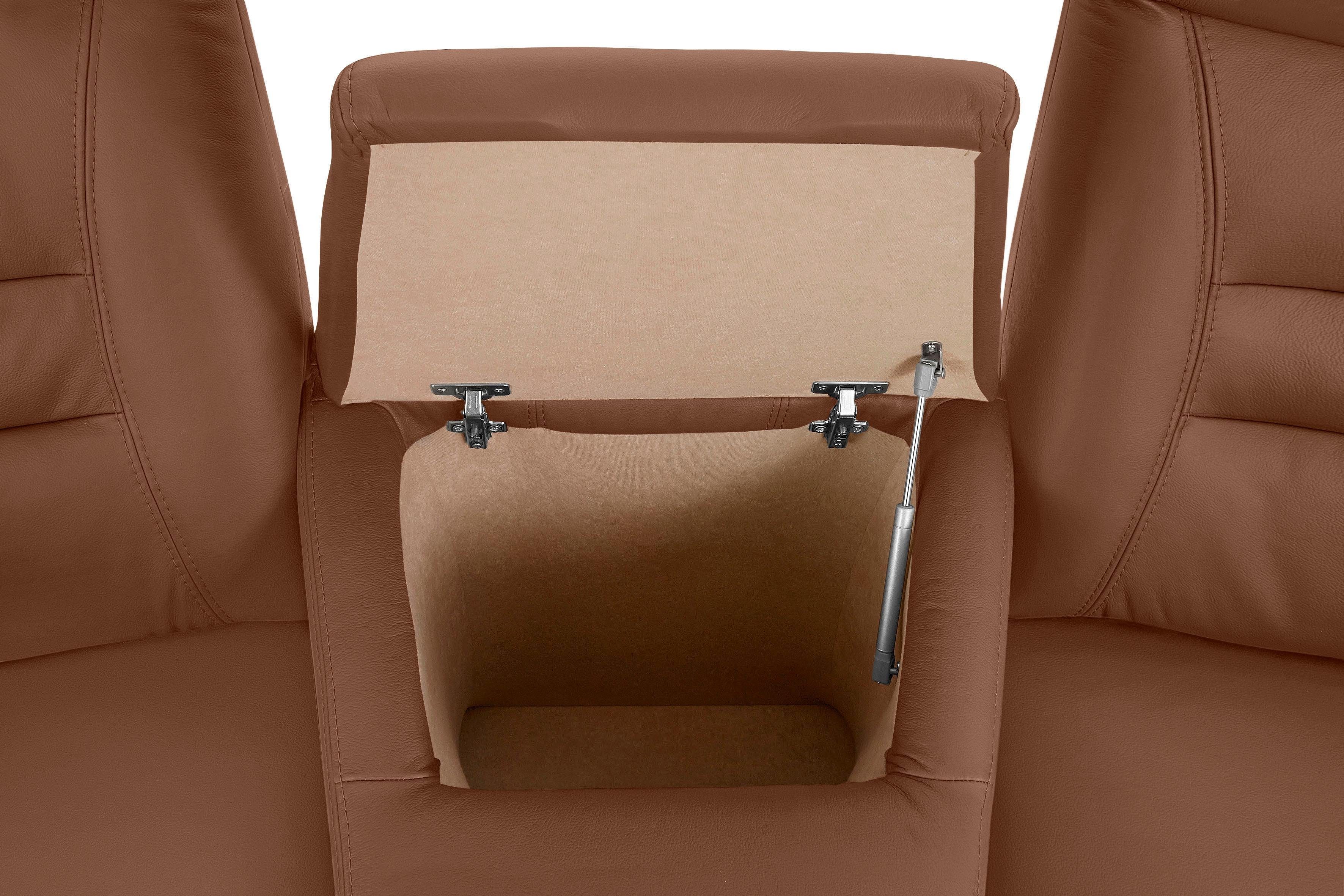 exxpo - sofa fashion 3-zitsbank Ascoli, bioscoopsofa met hoog zitcomfort, comfortabele armleuningen