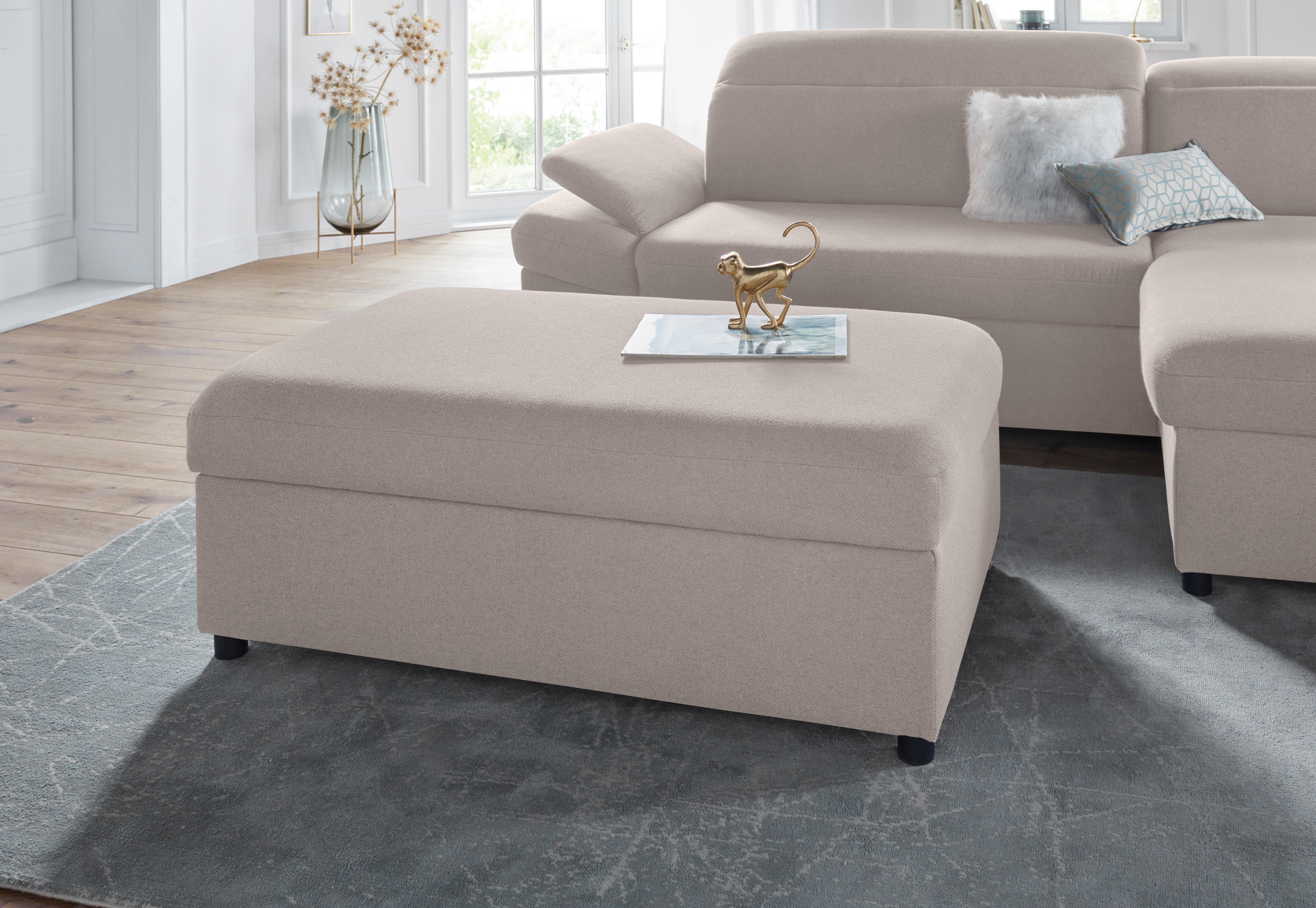 exxpo - sofa fashion Hocker Kyoto bankkruk met opbergvak onder de zitting