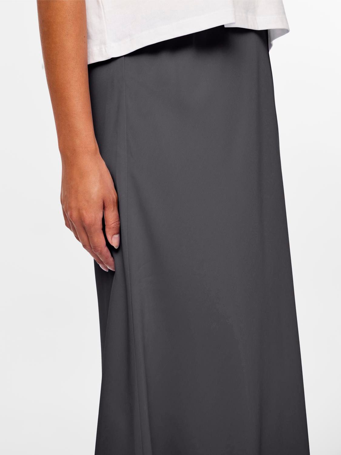 pieces Midirok PCFRANAN HW MIDI SKIRT NOOS BC