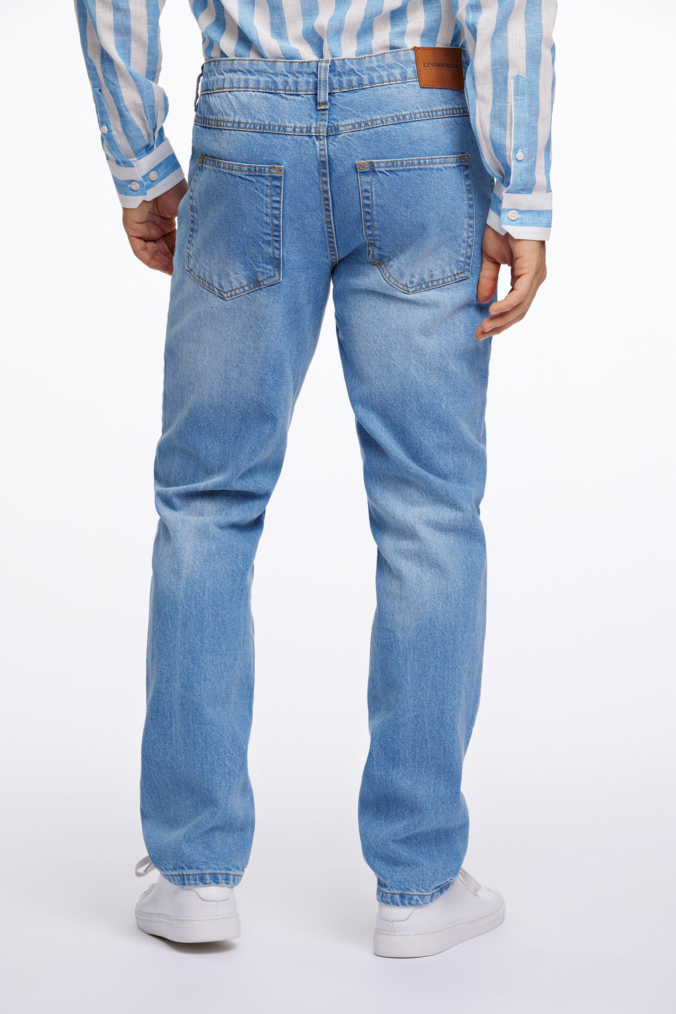 LINDBERGH 5-pocket jeans in lichte wassing