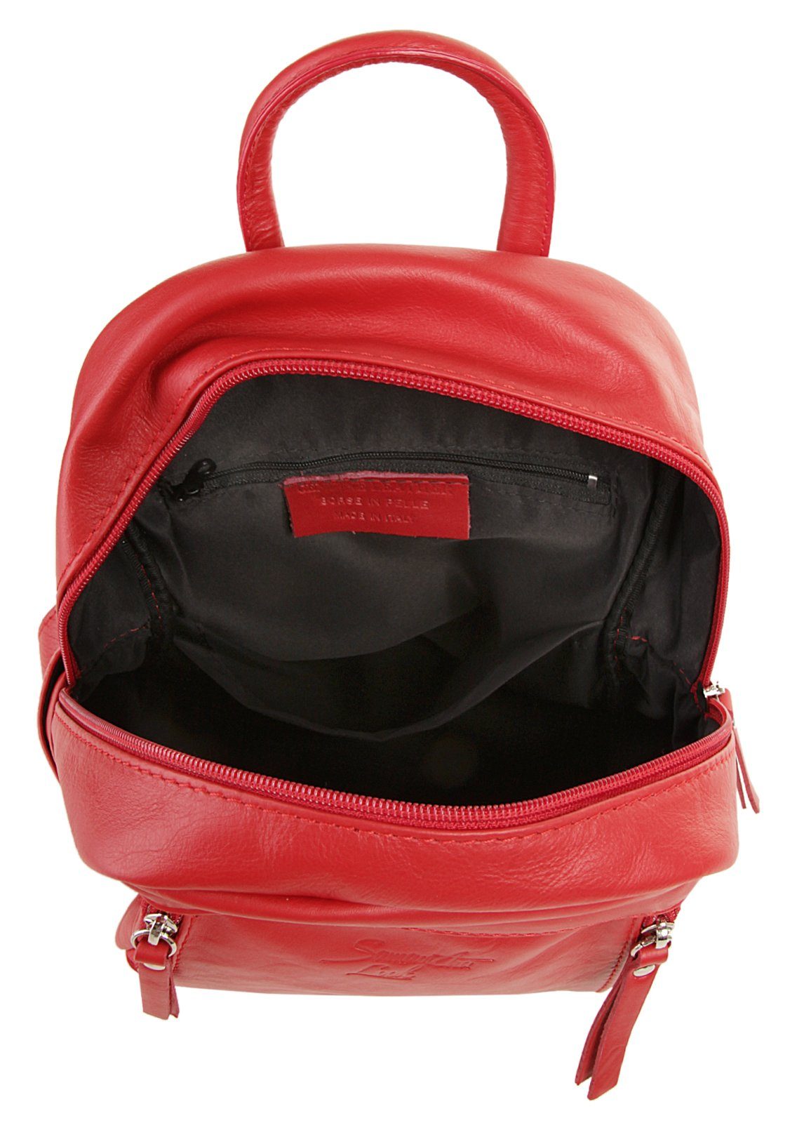 Samantha Look Rugzak echt leer, made in italy