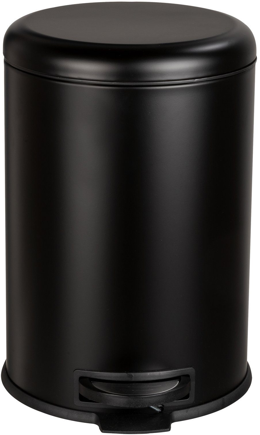 WENKO Vuilnisemmer Model Leman Easy Close Afvalemmer met pedaalfunctie & afdaalautomatiek, industriële stijl, 12 L