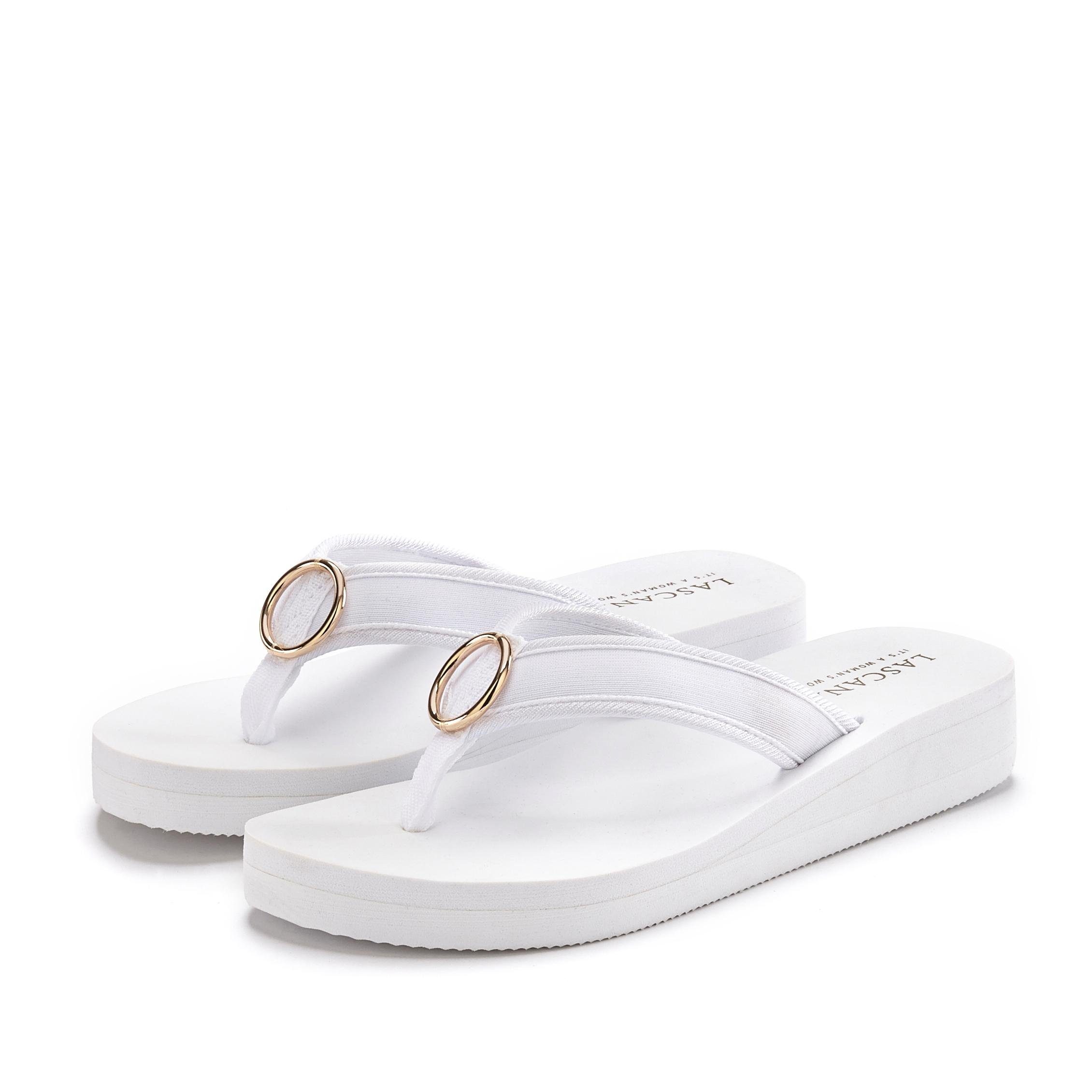 NU 20% KORTING: LASCANA teenslippers