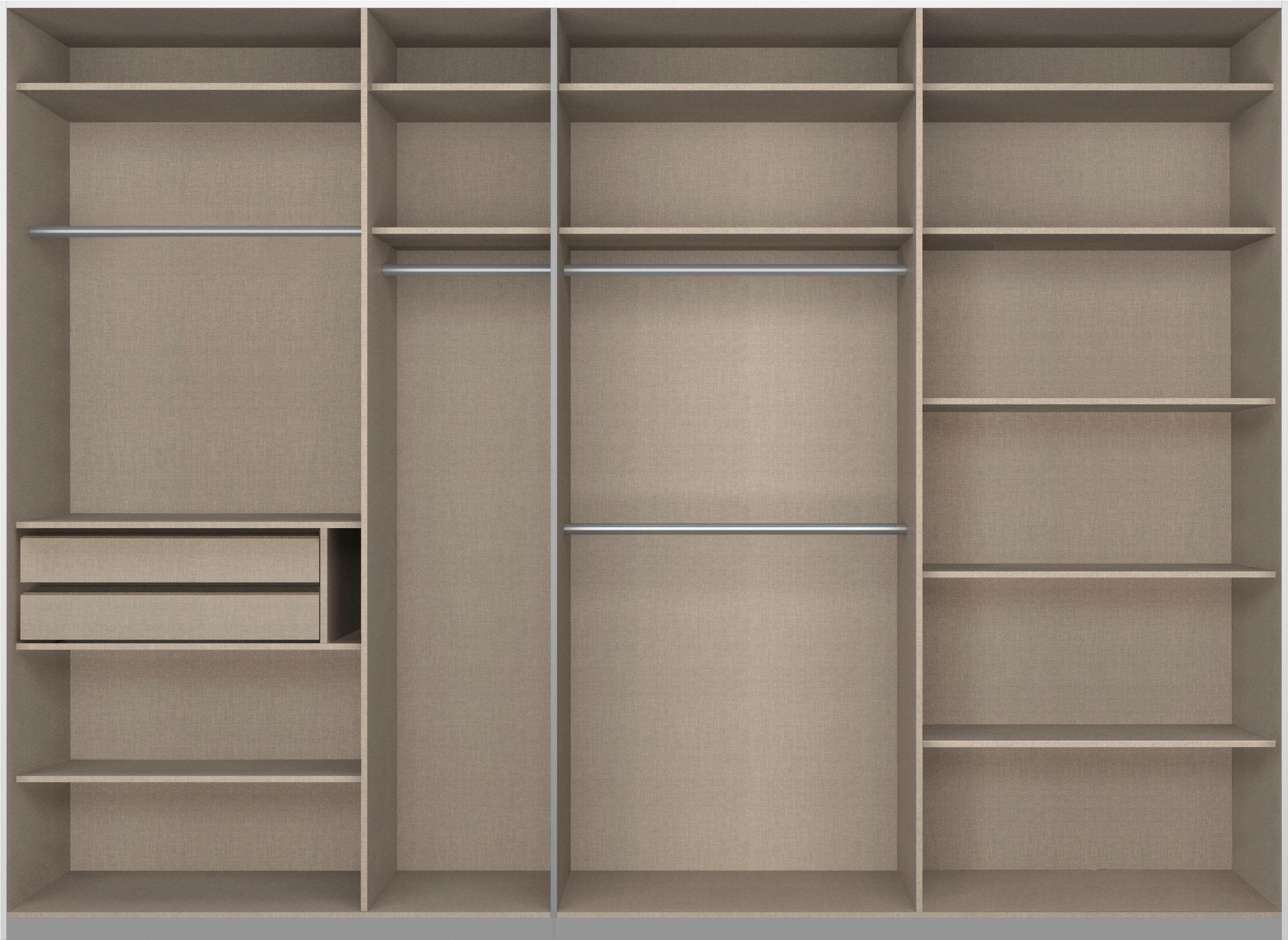 rauch Zweefdeurkast Kledingkast kast garderobe linnenkast BESTSELLER KEPAN inclusief lade-inzet en extra legplanken made in germany