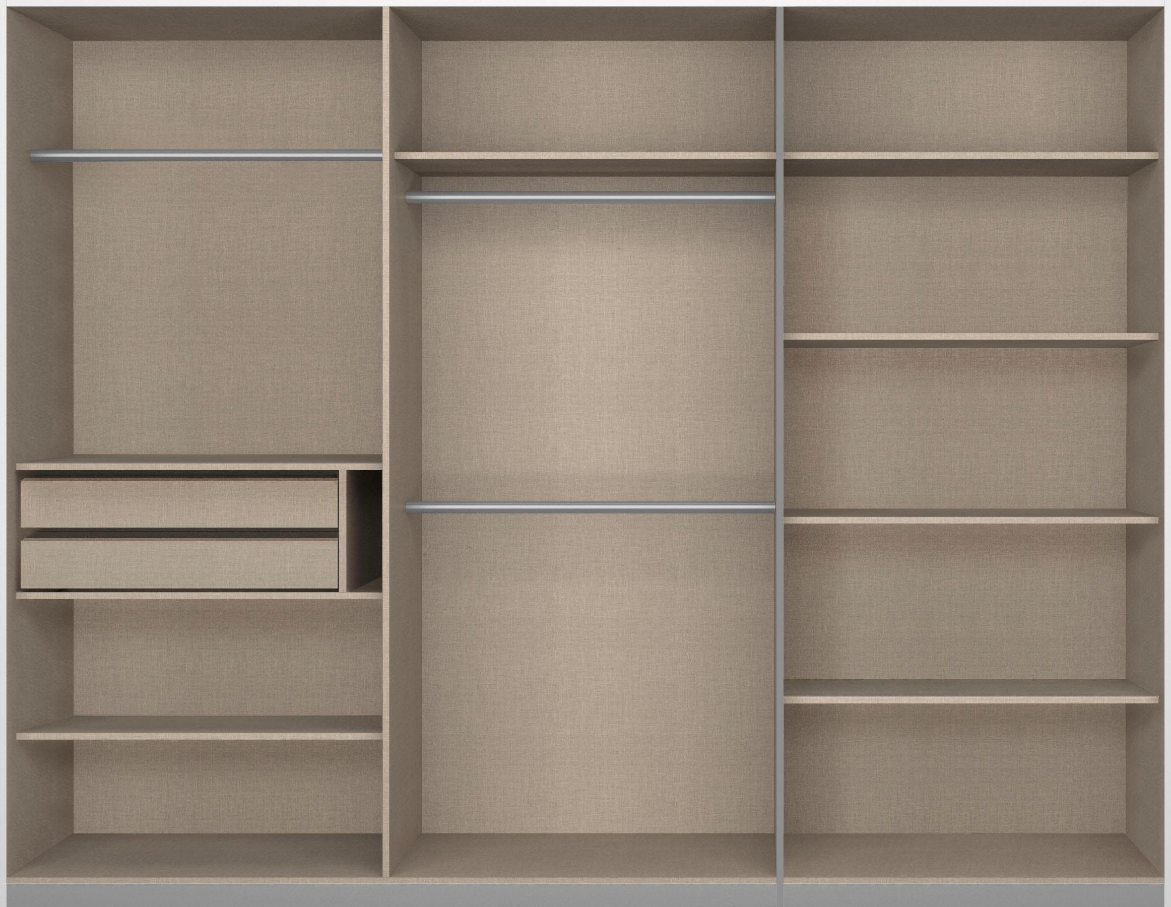 rauch Zweefdeurkast Kledingkast kast garderobe linnenkast BESTSELLER KEPAN inclusief lade-inzet en extra legplanken made in germany