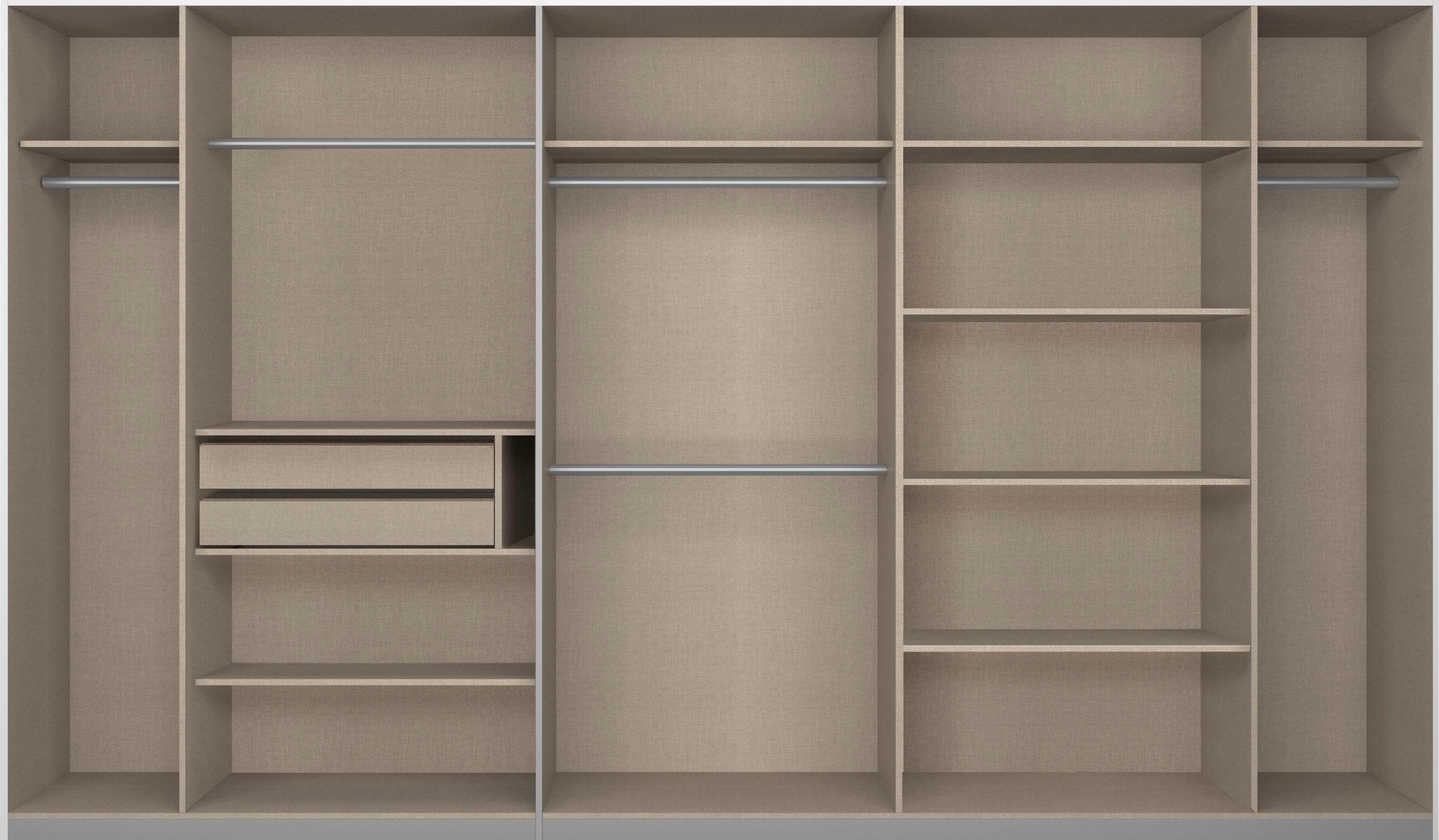 rauch Zweefdeurkast Kledingkast kast garderobe linnenkast BESTSELLER KEPAN inclusief lade-inzet en extra legplanken made in germany