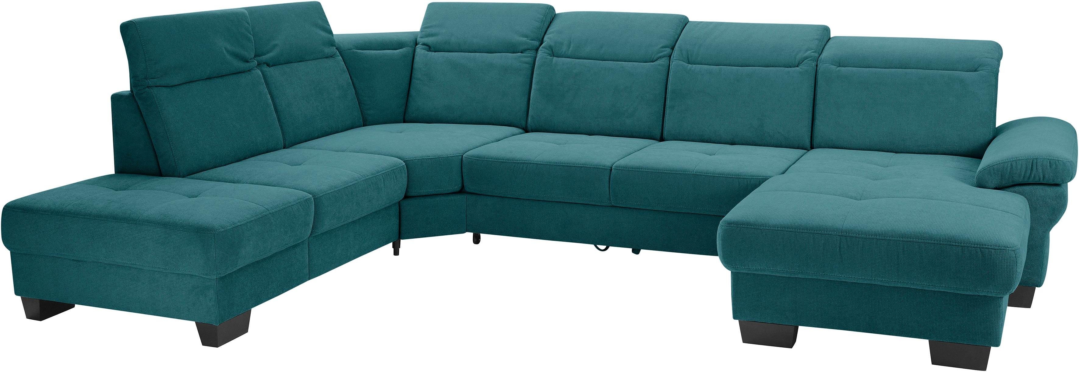 Places of Style Zithoek Cornwall U-vorm inclusief zitdiepteverstelling, naar keuze met slaapfunctie