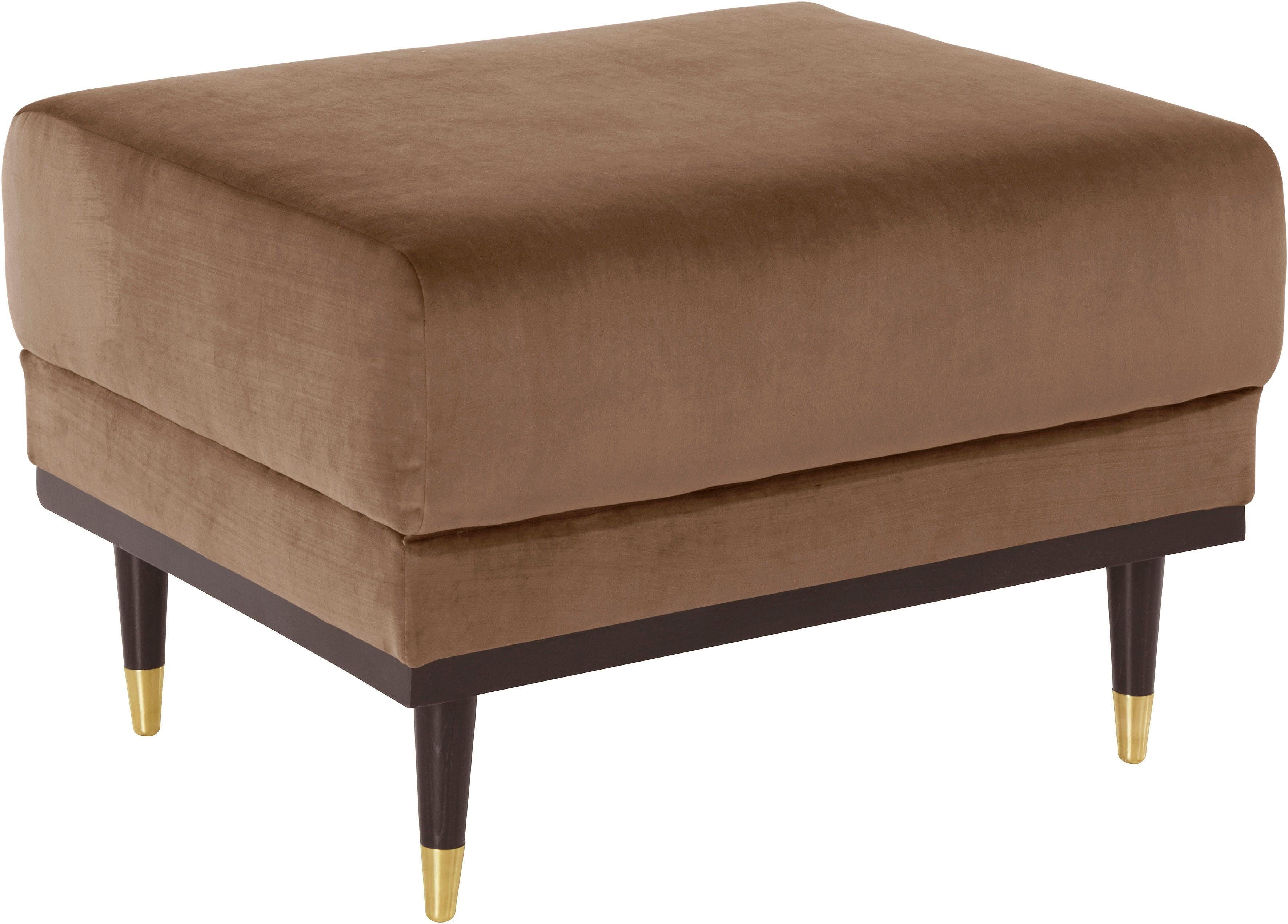 Home affaire Hocker Chamby met houten frame onderaan