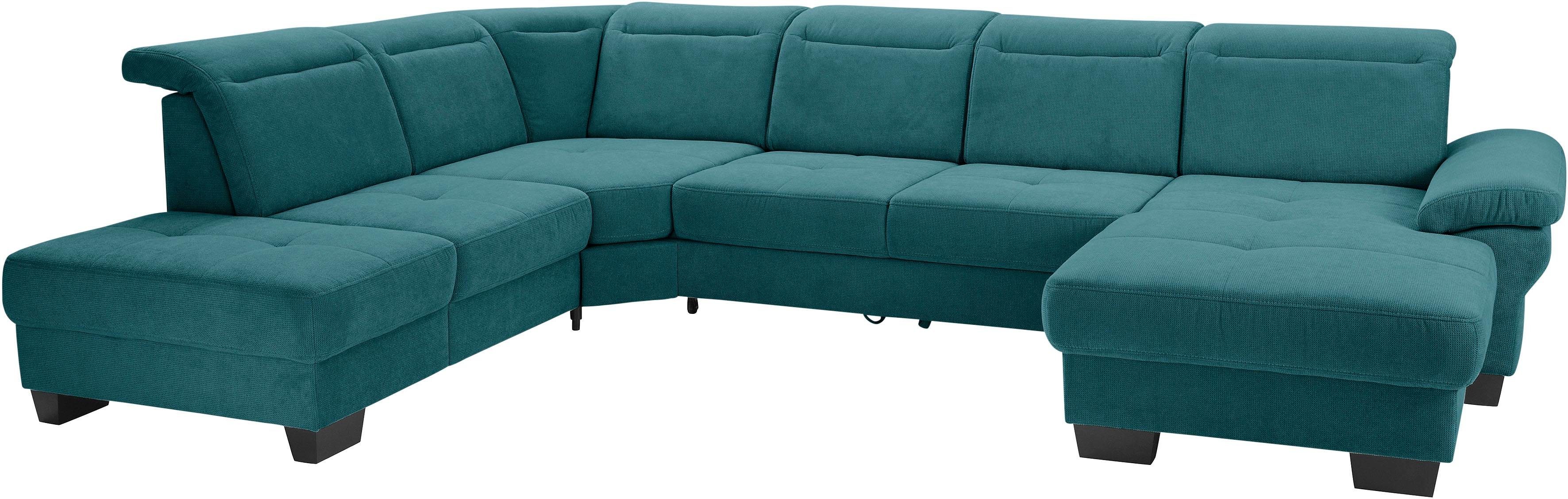 Places of Style Zithoek Cornwall U-vorm inclusief zitdiepteverstelling, naar keuze met slaapfunctie