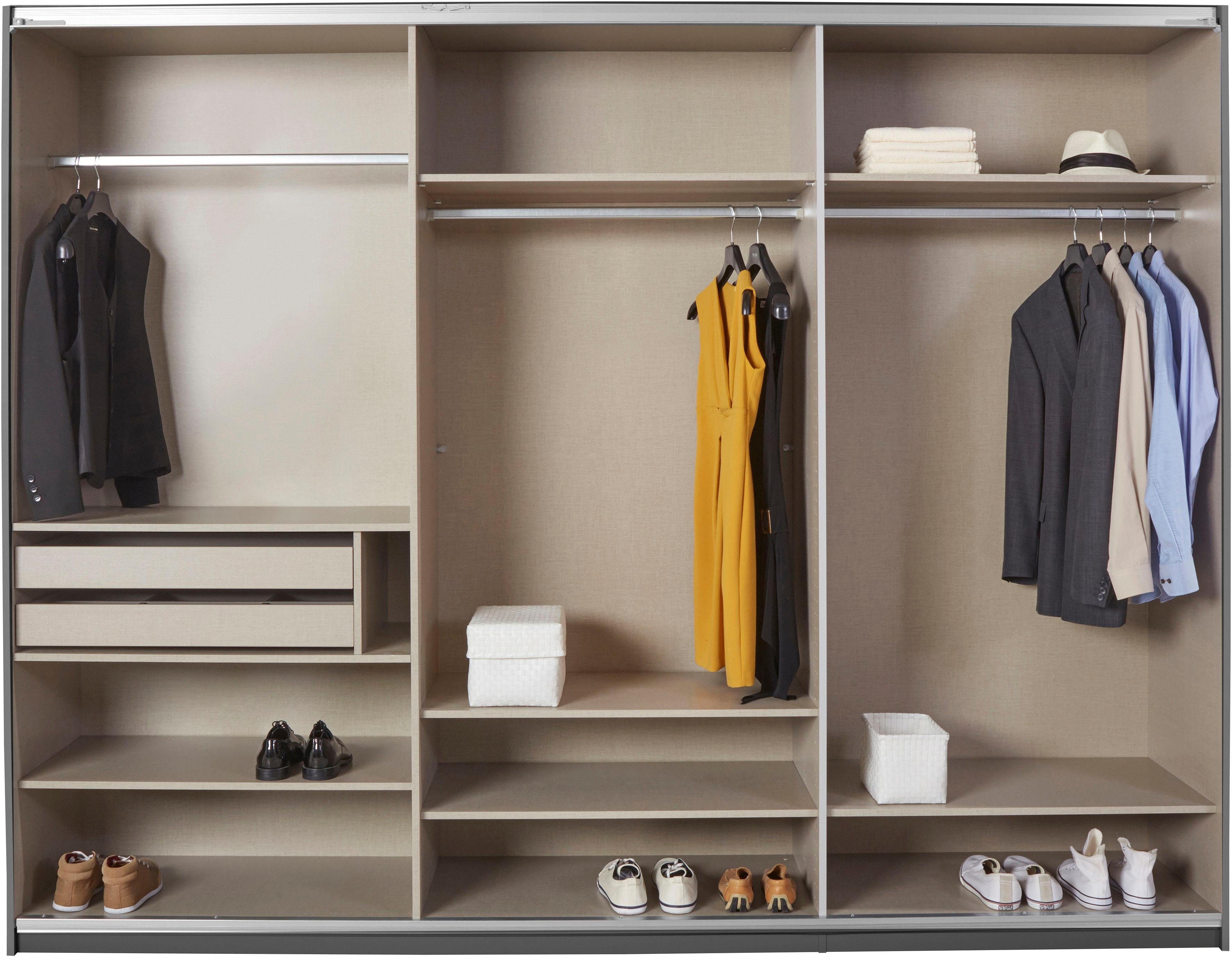 rauch Zweefdeurkast Kledingkast kast garderobe linnenkast BESTSELLER KEPAN inclusief lade-inzet en extra legplanken made in germany