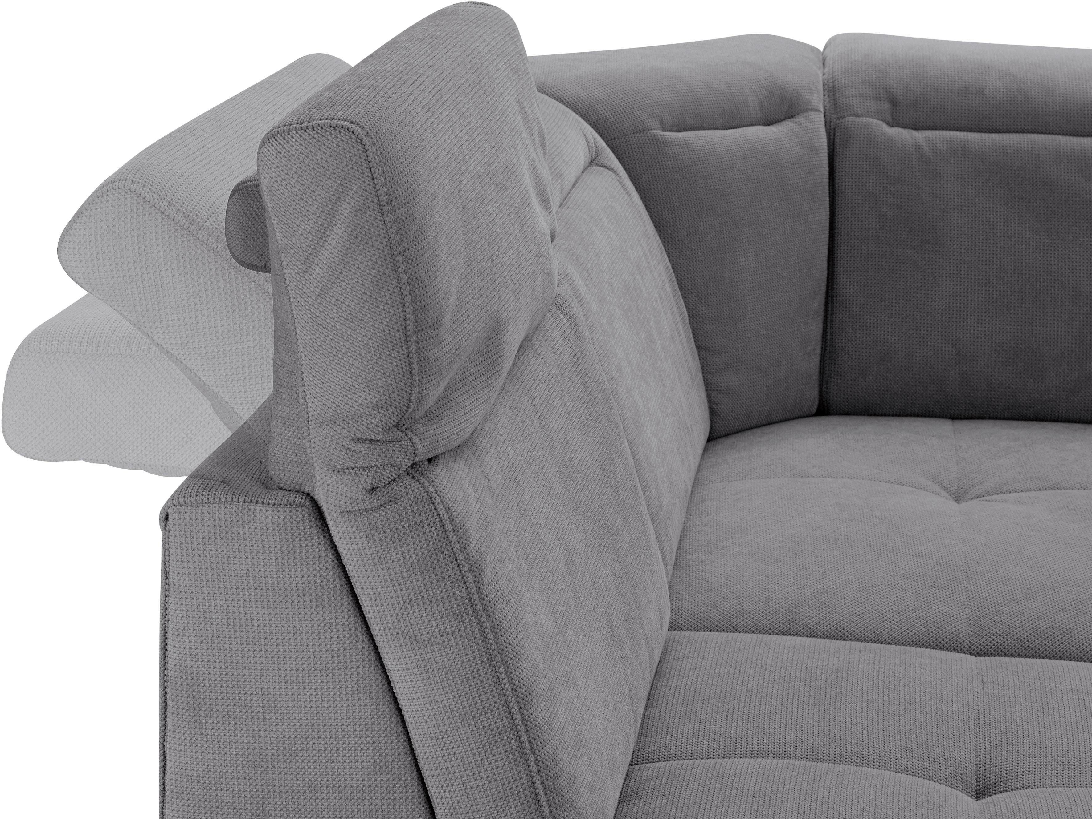 Places of Style Zithoek Cornwall U-vorm inclusief zitdiepteverstelling, naar keuze met slaapfunctie