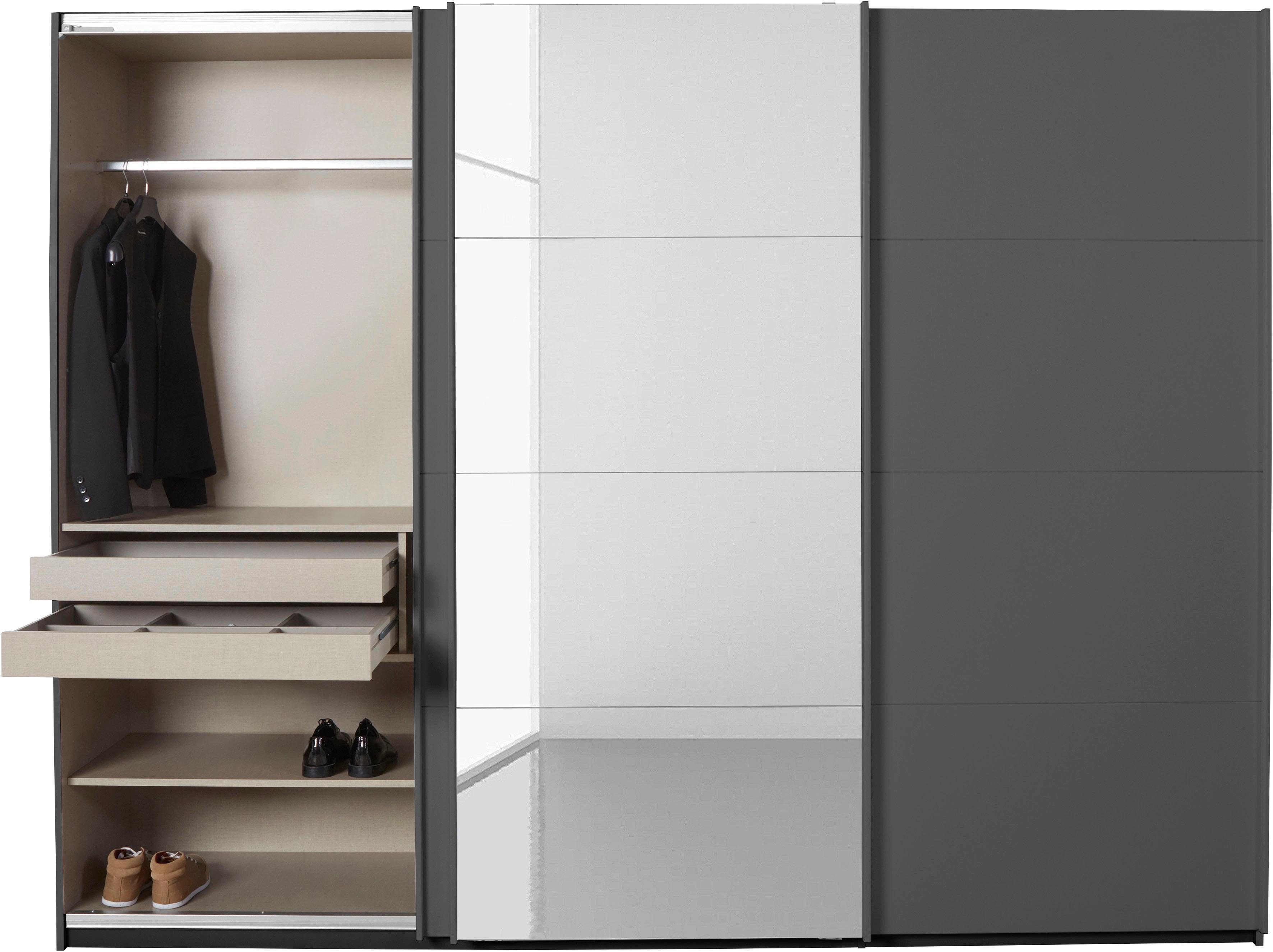 rauch Zweefdeurkast Kledingkast kast garderobe linnenkast BESTSELLER KEPAN inclusief lade-inzet en extra legplanken made in germany