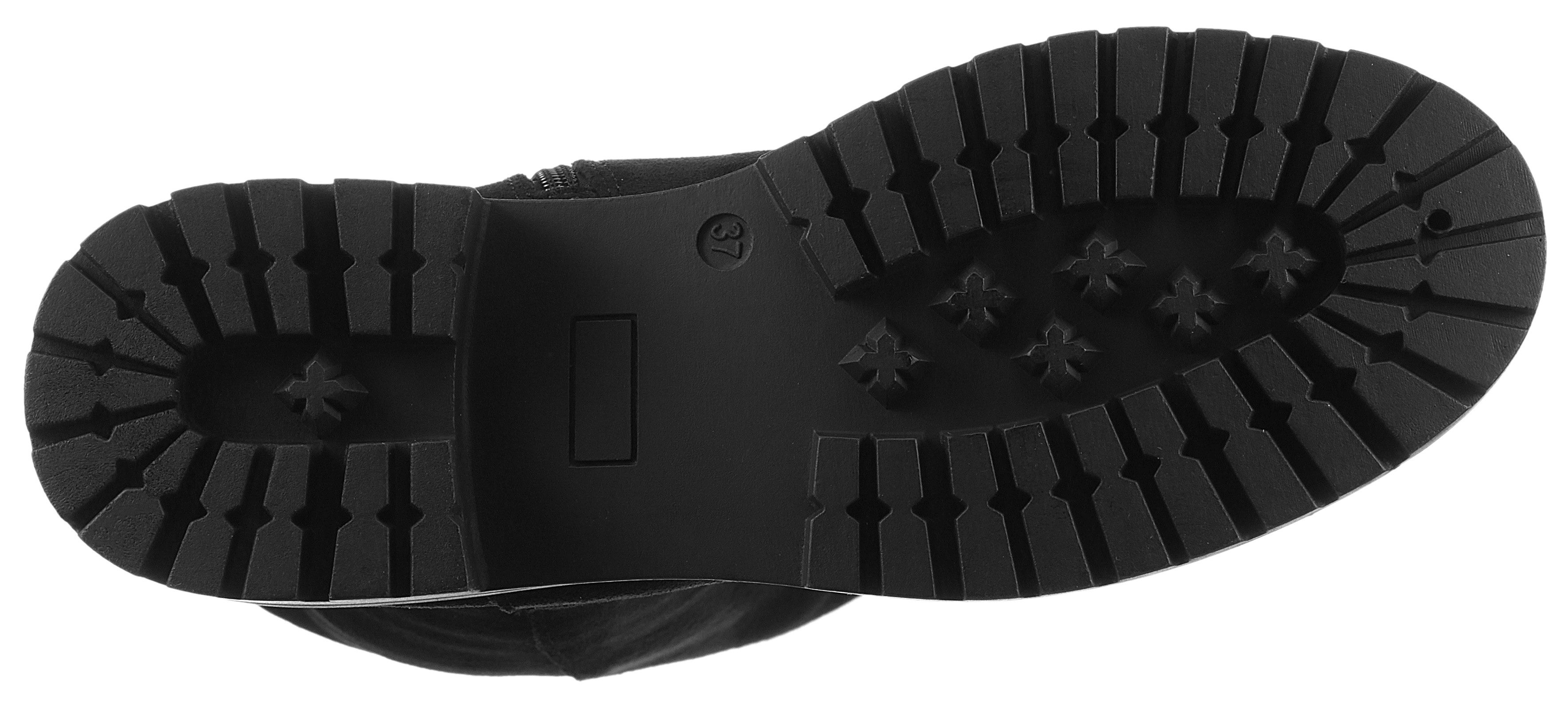 Aniston SHOES Laarzen Stretch-laarzen met binnenzijde ritssluiting - NIEUWE COLLECTIE
