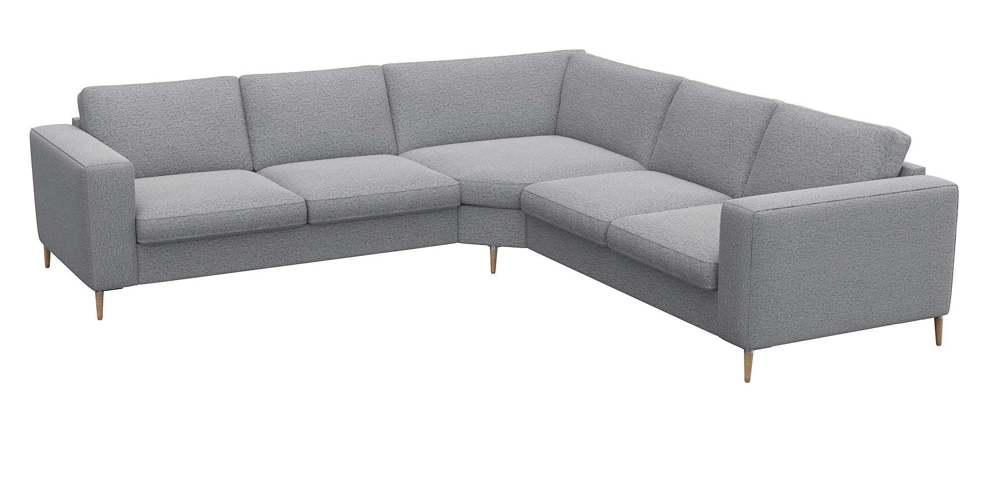 FLEXLUX Hoekbank Fiore, gelijkbenig, super zitcomfort door koudschuim in de zitting