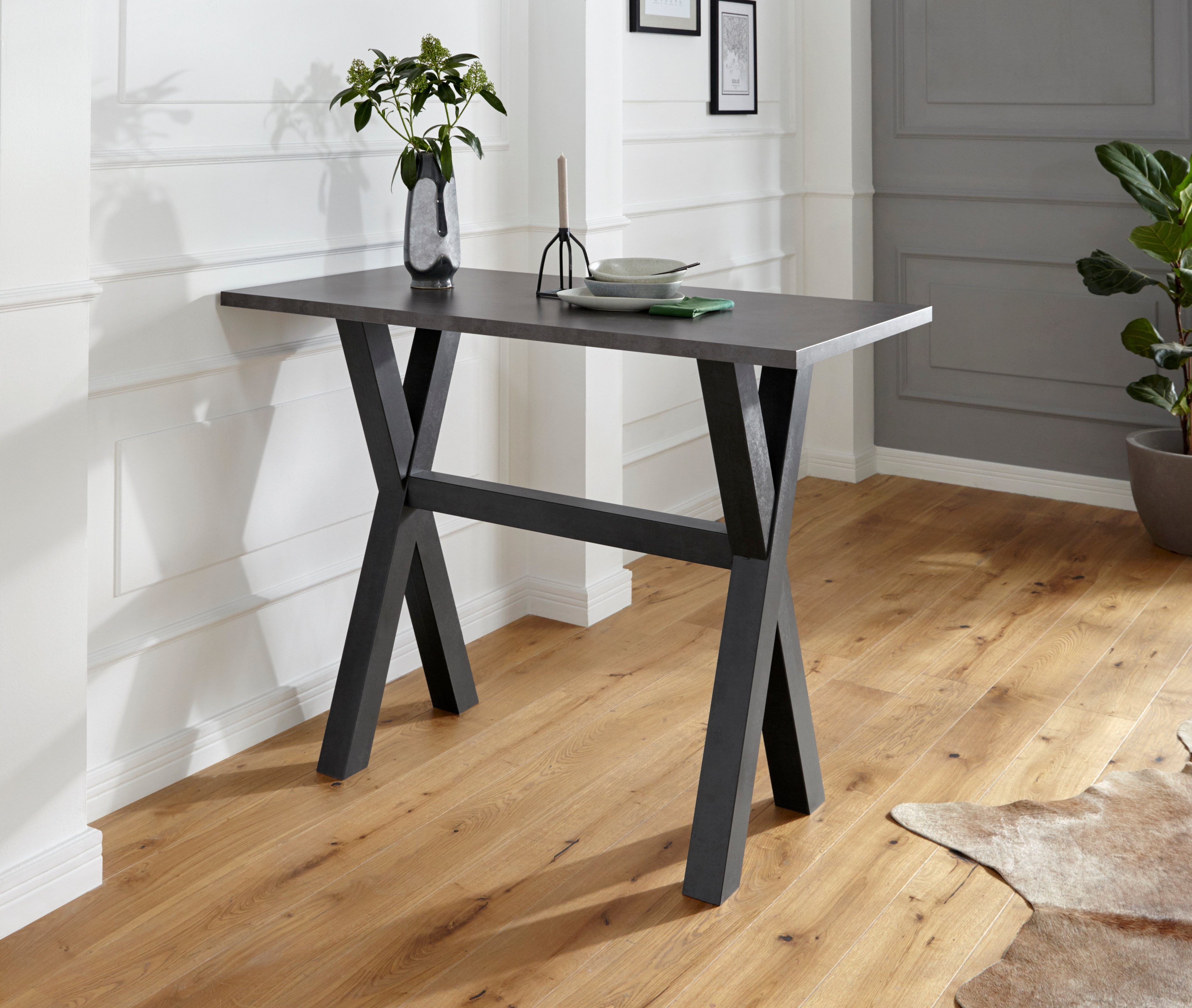 Mäusbacher Bartafel Frame in X-model (breedte 120, 140 of 160 cm)