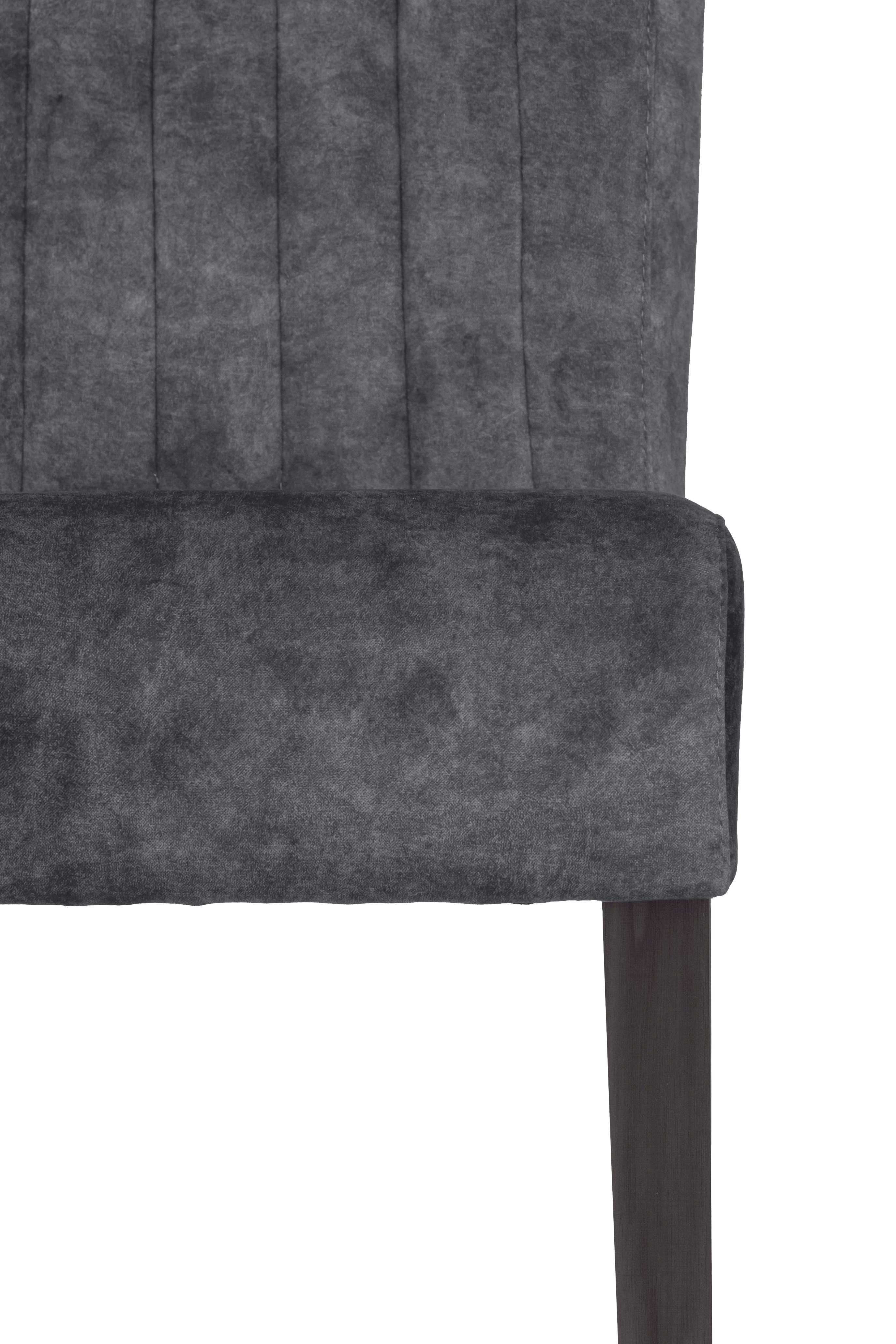 Home affaire Stoel met 4 poten verticale naden in de rugleuning (set, 2 stuks)