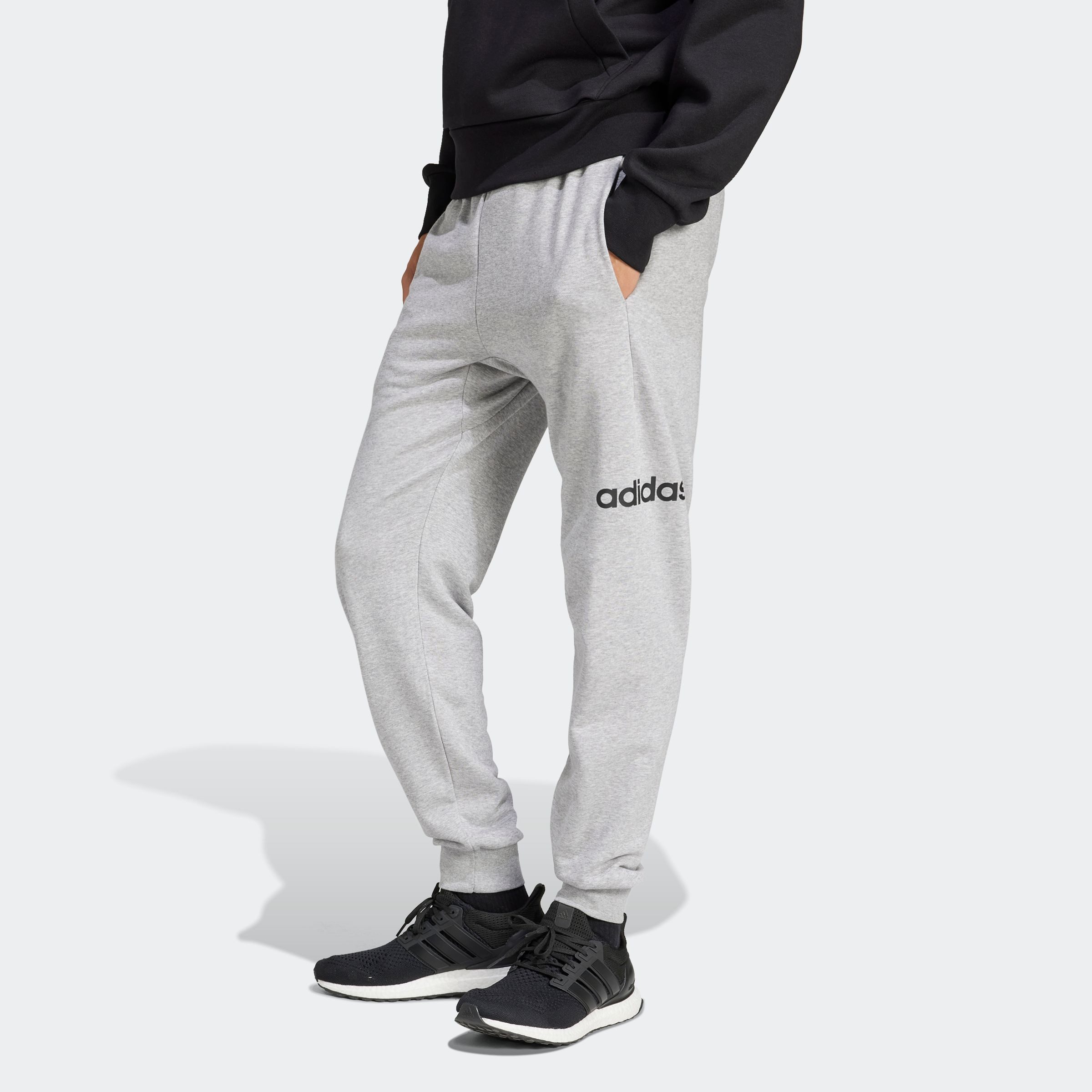 adidas Sportswear Sportbroek M LIN FT PT van zacht french terry materiaal (1-delig)