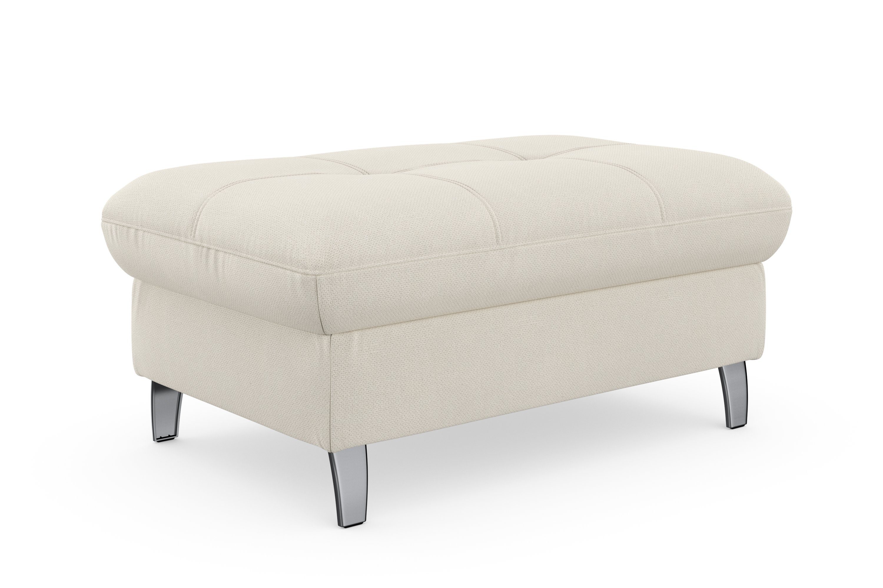 sit&more Hocker met bergruimte Maggiore met bergruimte en moderne metalen poten