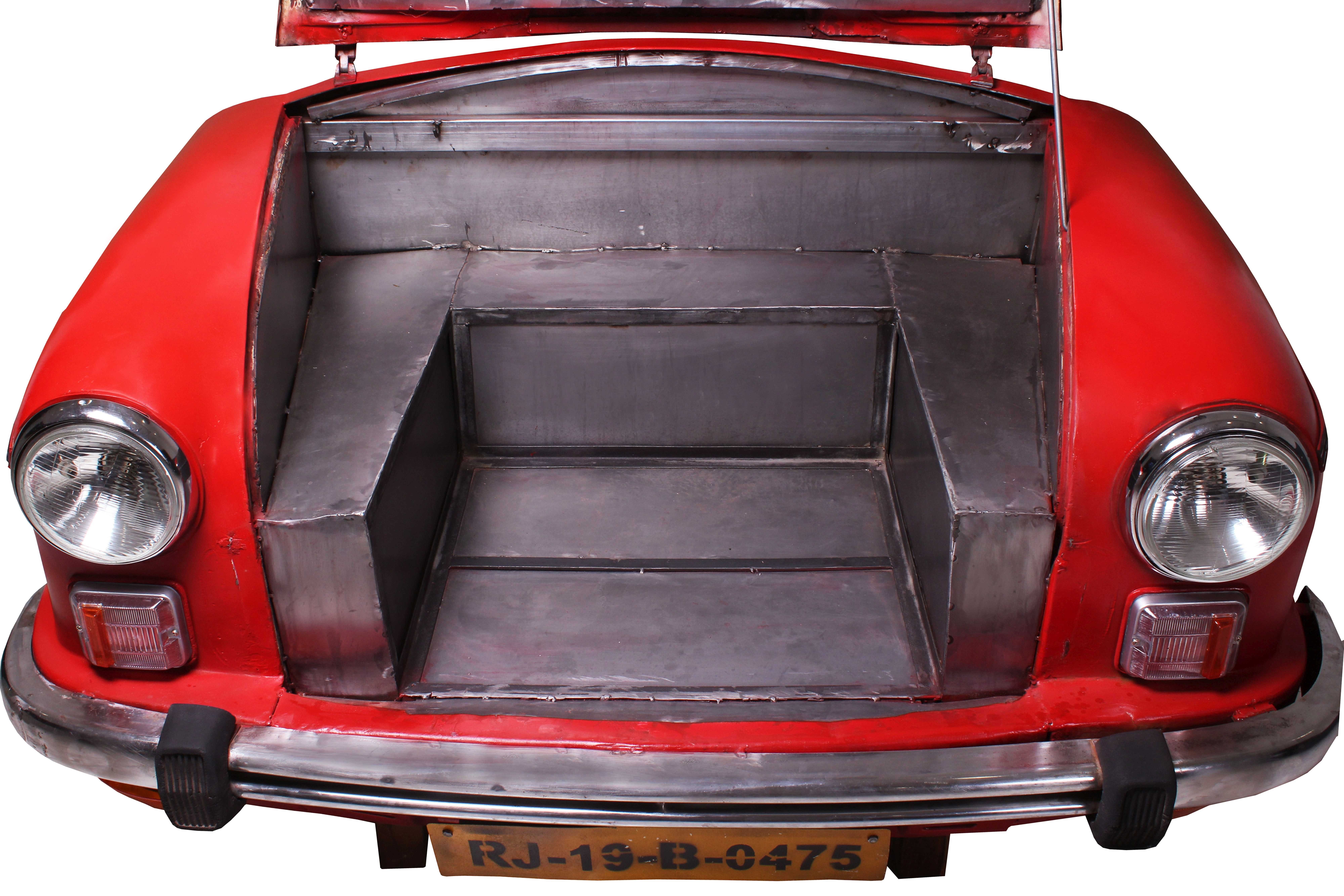 SIT Meubelpaneel Gerecycleerde auto-voorkant, binnen met een roestvrijstalen gasgrill (2 stuks)
