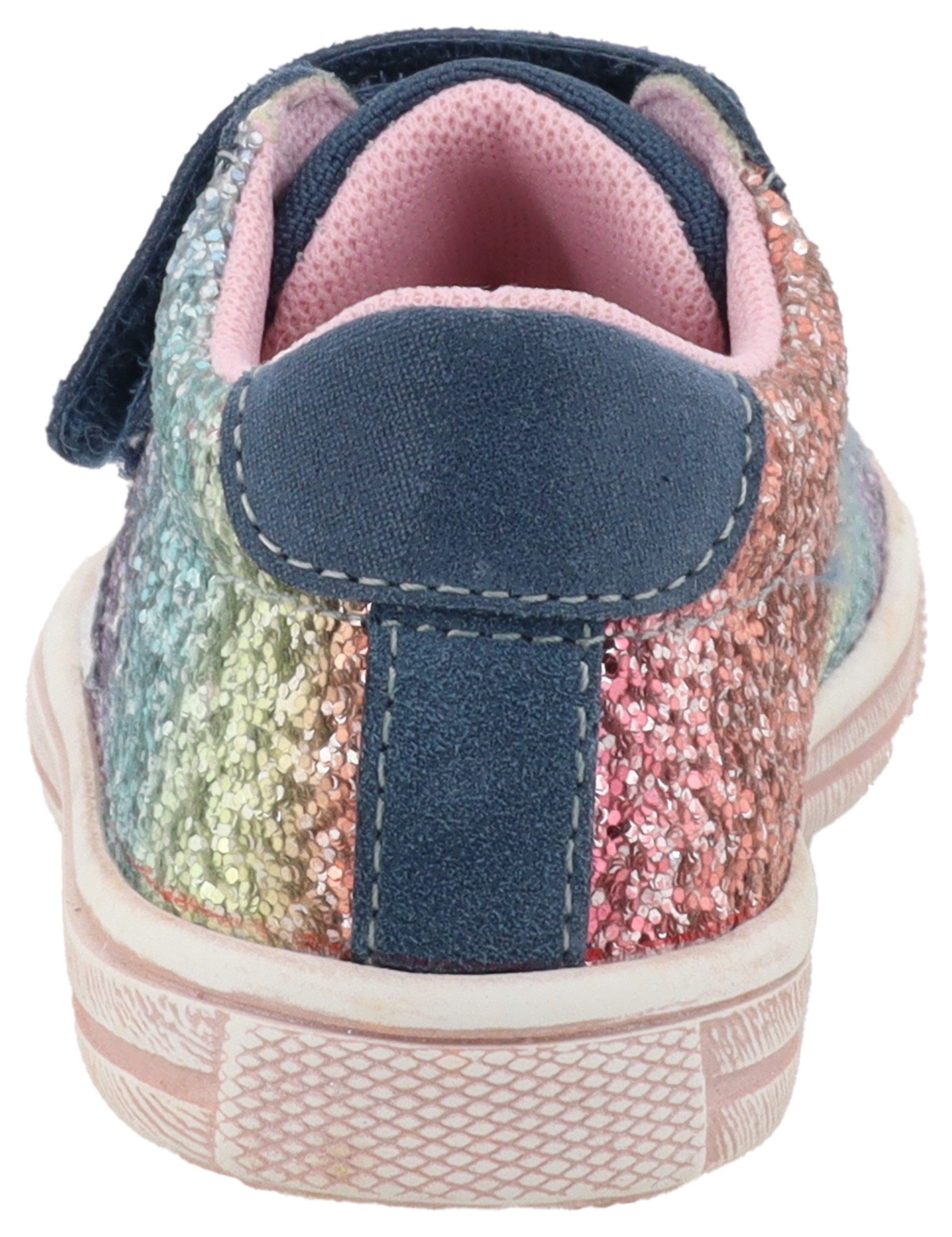 Lurchi Sneakers Salita , veterschoen met kleurrijke glitterafwerking, maat sjabloon te downloaden
