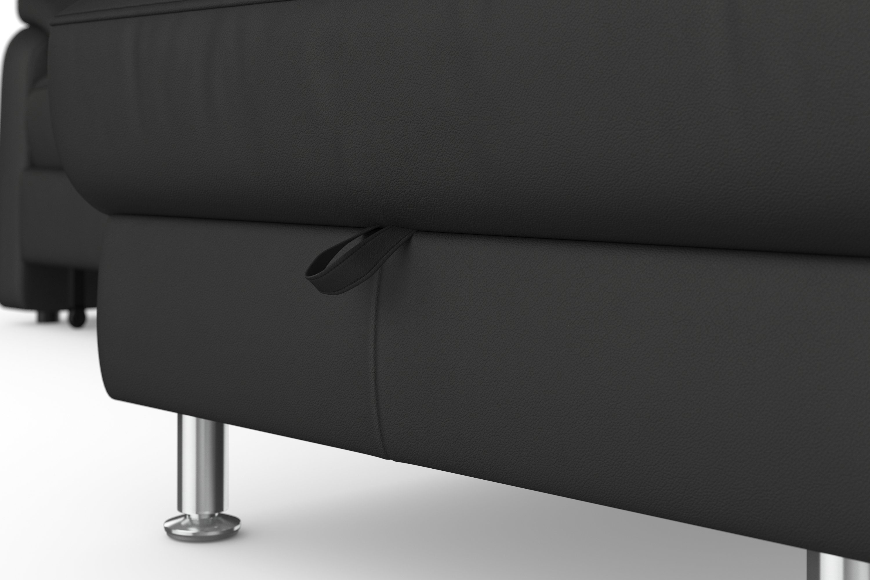 sit&more Hoekbank Freetown L-vorm met verstelbare hoofdsteun en comfortabele binnenvering