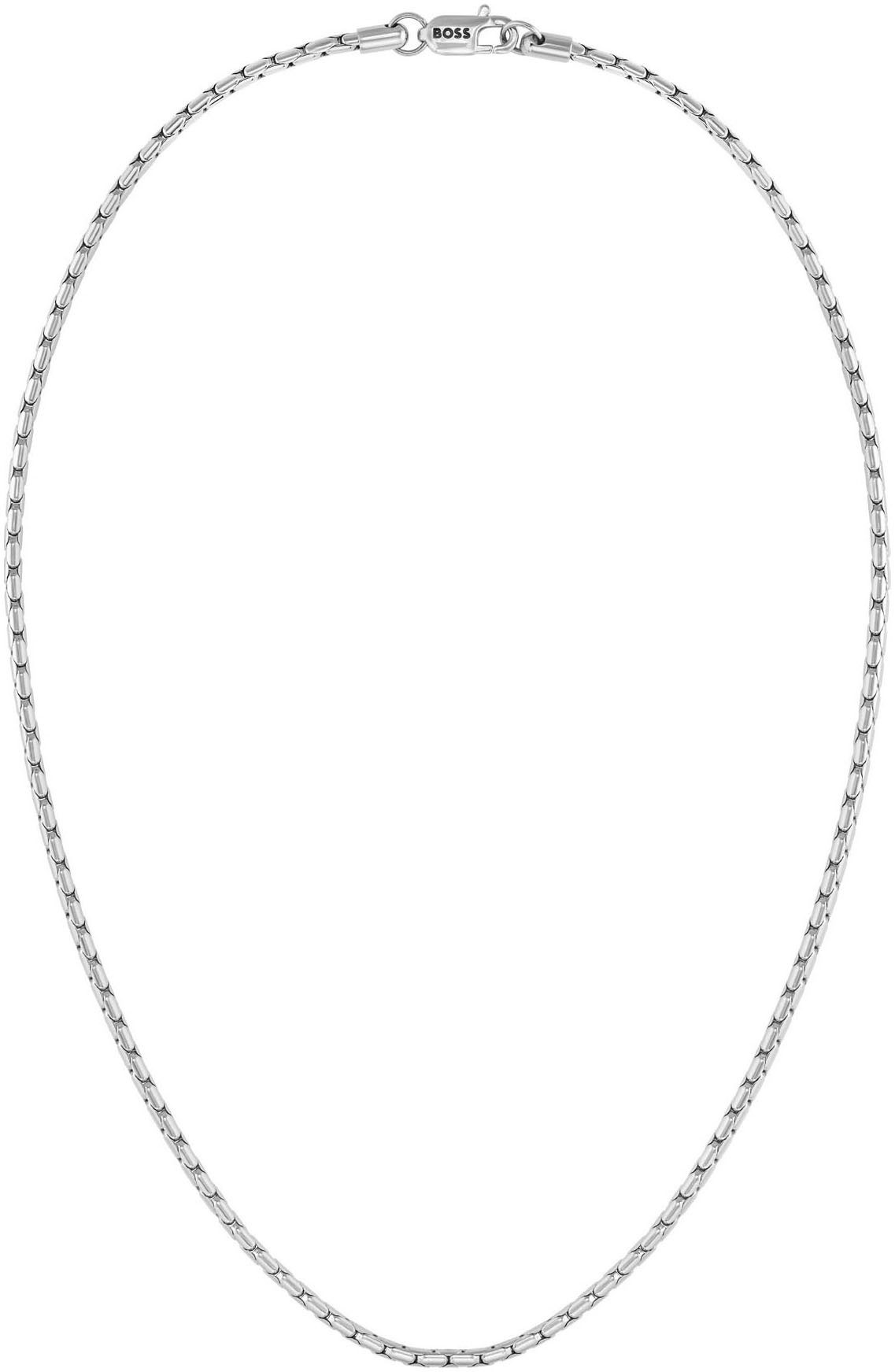 Boss Edelstalen ketting EVAN, 1580584, 1580585 heren kettingen & hangers zilver