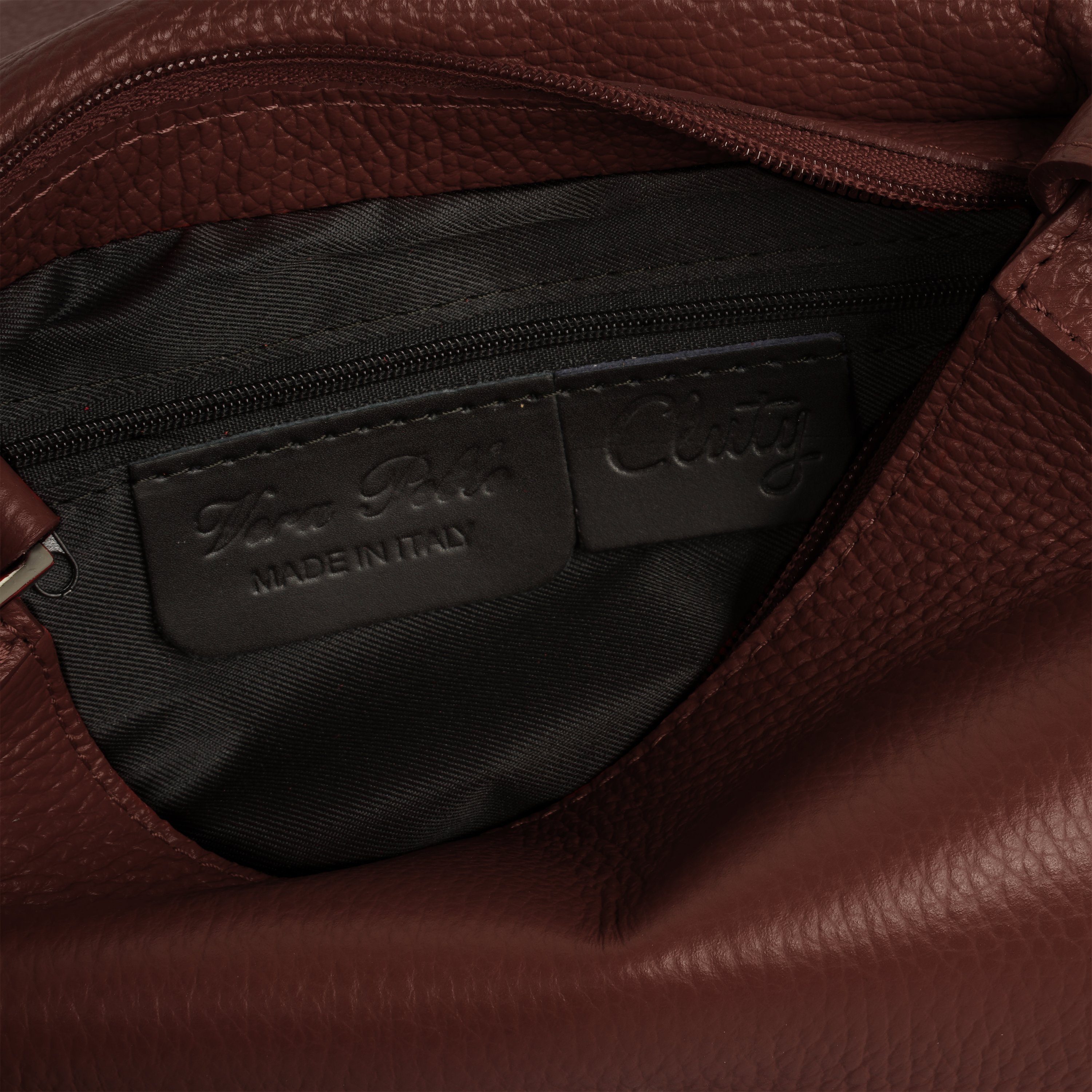 Cluty Tas echt leer, made in italy