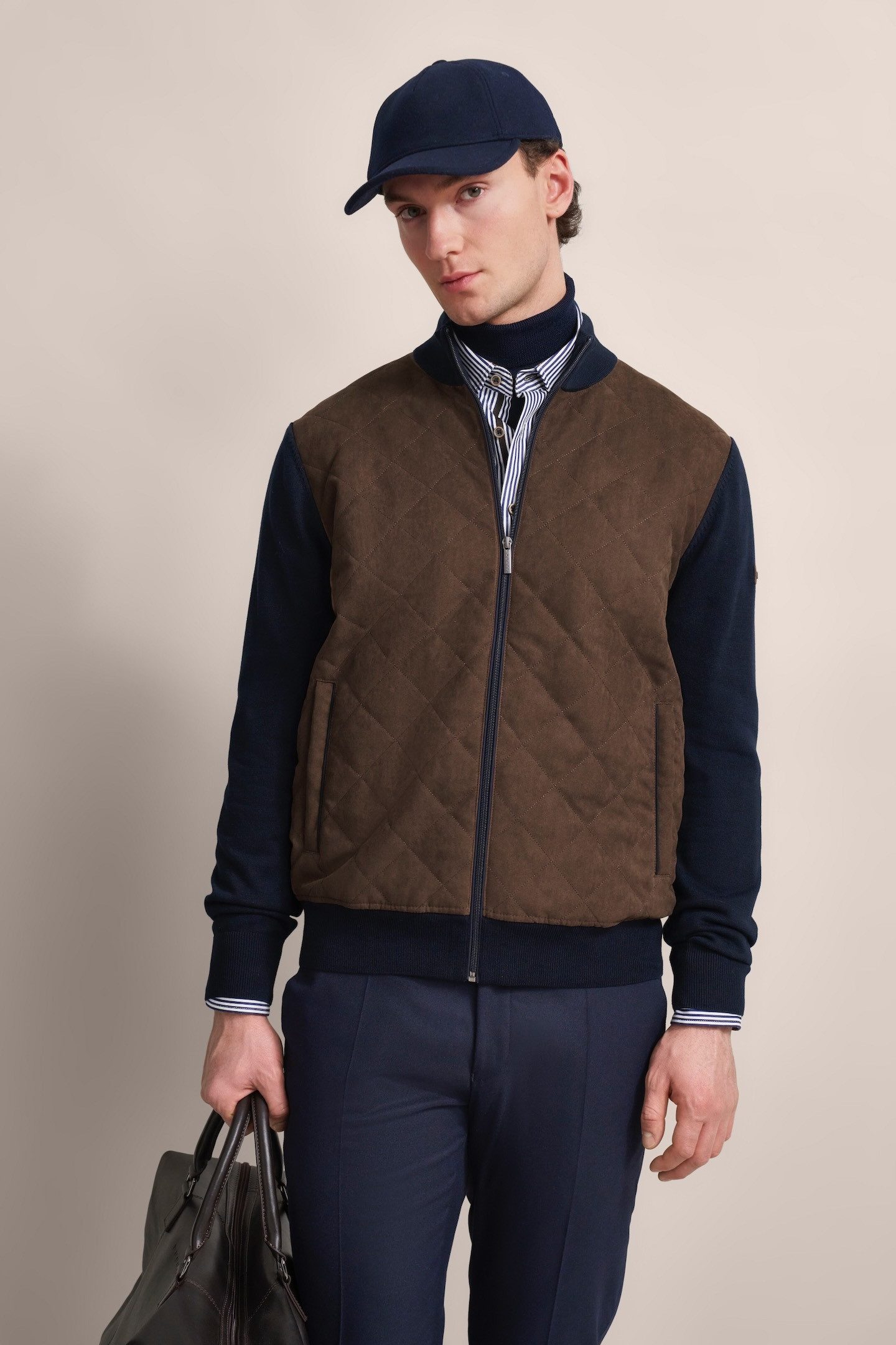 Bugatti Donkerblauwe Vest 65551b Blue Heren