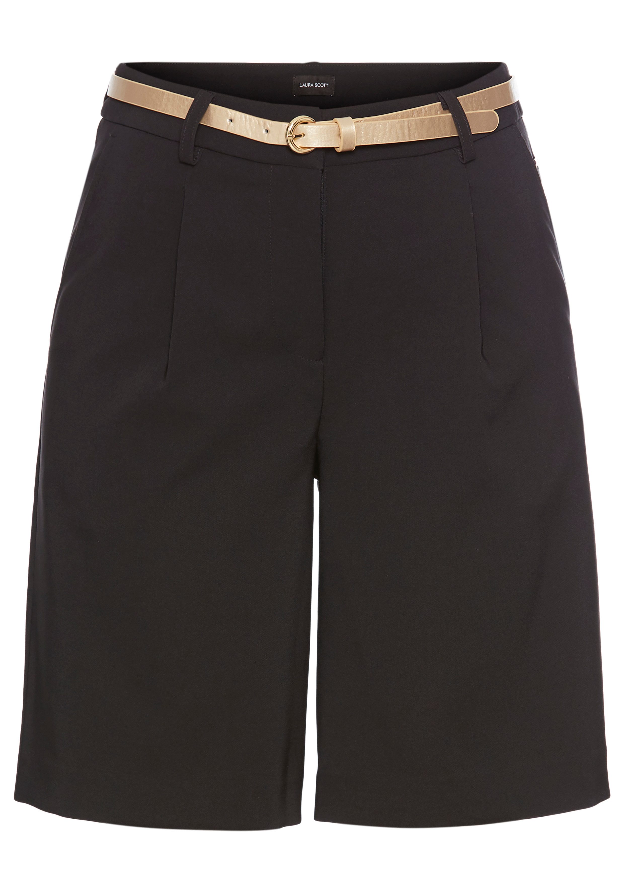 Laura Scott Chino-short met bijpassende riem (set, 2-delig, Met riem)