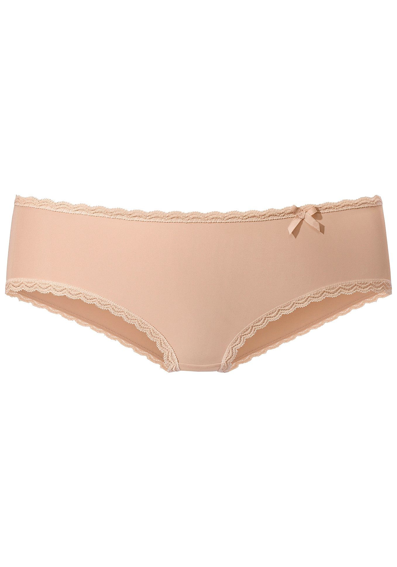 s.Oliver RED LABEL Beachwear Hipster Camille met fijne kanten rand