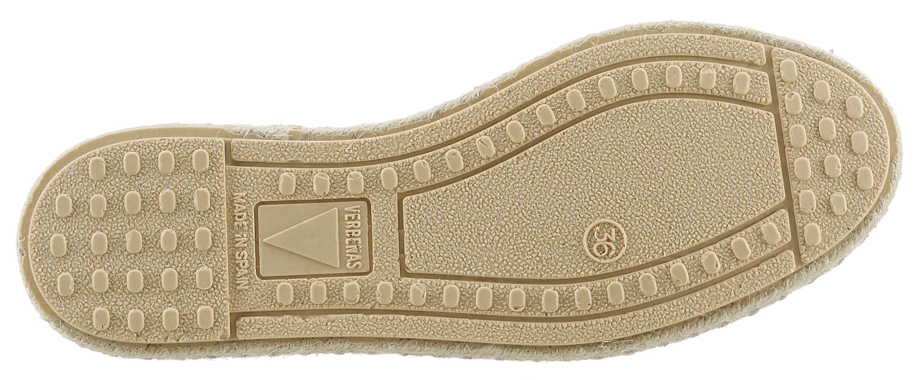 VERBENAS Espadrilles CRUZ SERRAJE Strandschoen, zomerschoen, loafer met mooie si stitching