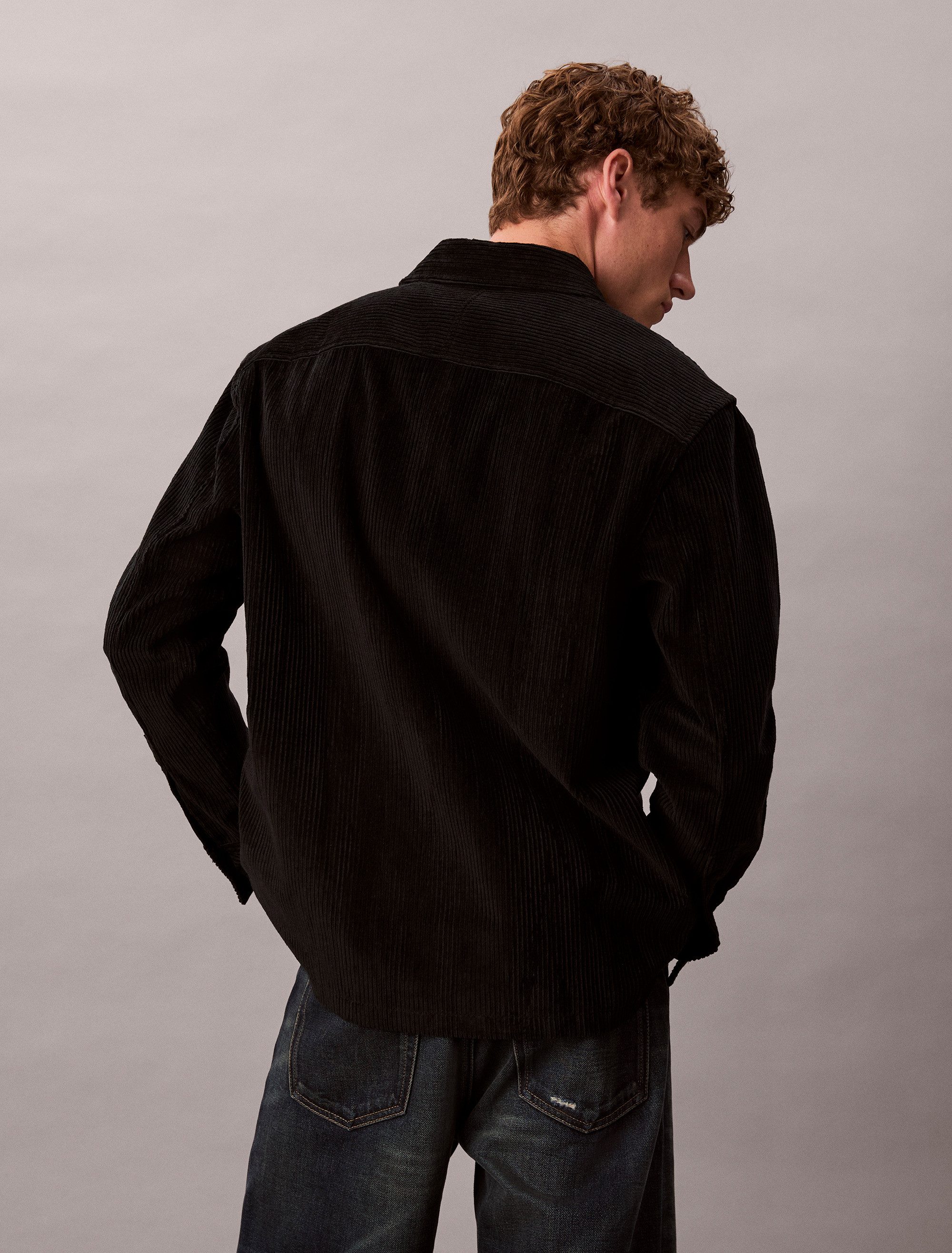 Calvin Klein Overhemd met lange mouwen relaxed fit, normale overhemdkraag, met borstzakken