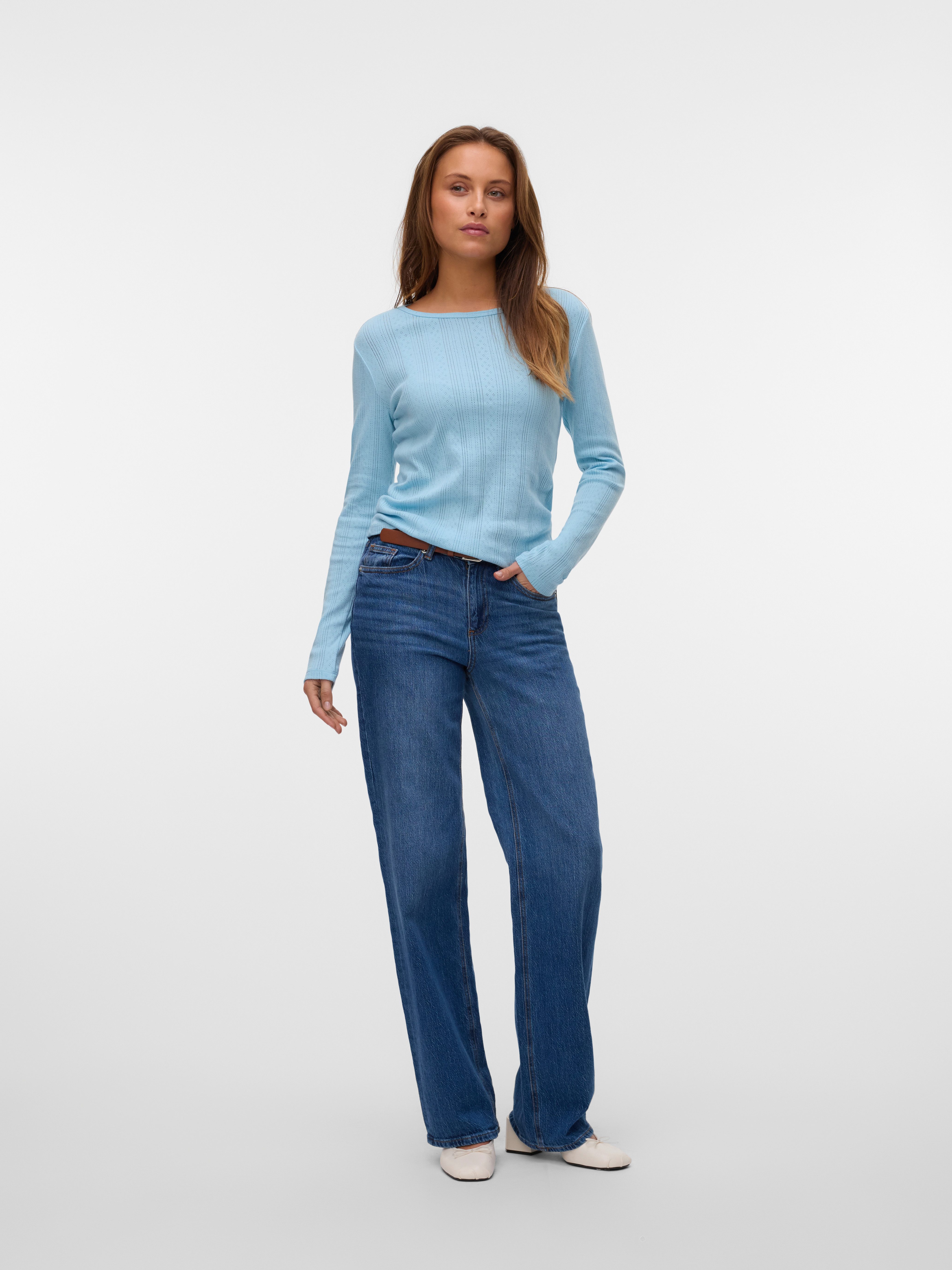 Vero Moda Shirt met lange mouwen VMLISA LS TOP JRS NOOS