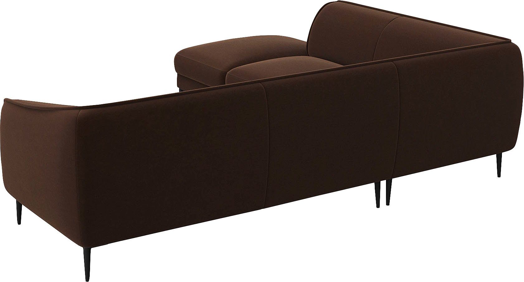 FLEXLUX Hoekbank Belle designbank, L-vorm, BxD 268x209 cm Scandinavisch design, in een sublieme verwerking