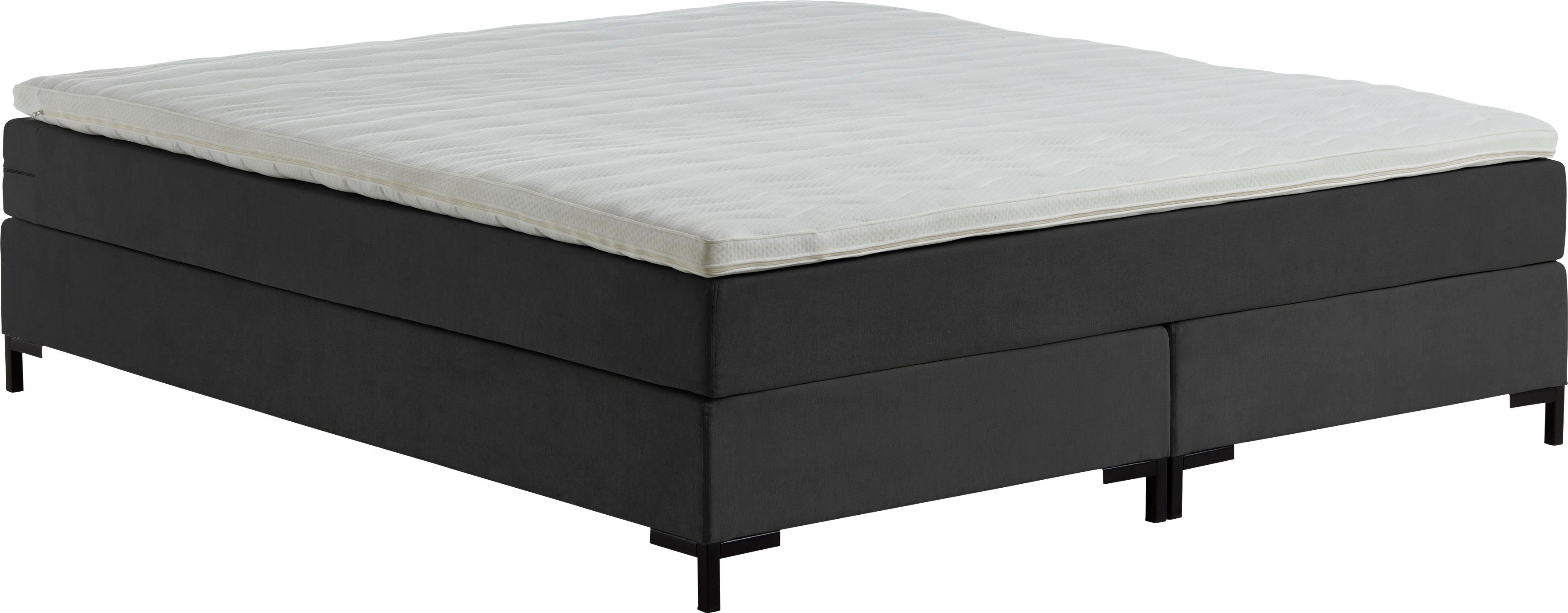 ATLANTIC home collection Boxspring Romy zonder hoofdsteun, vrij plaatsbaar