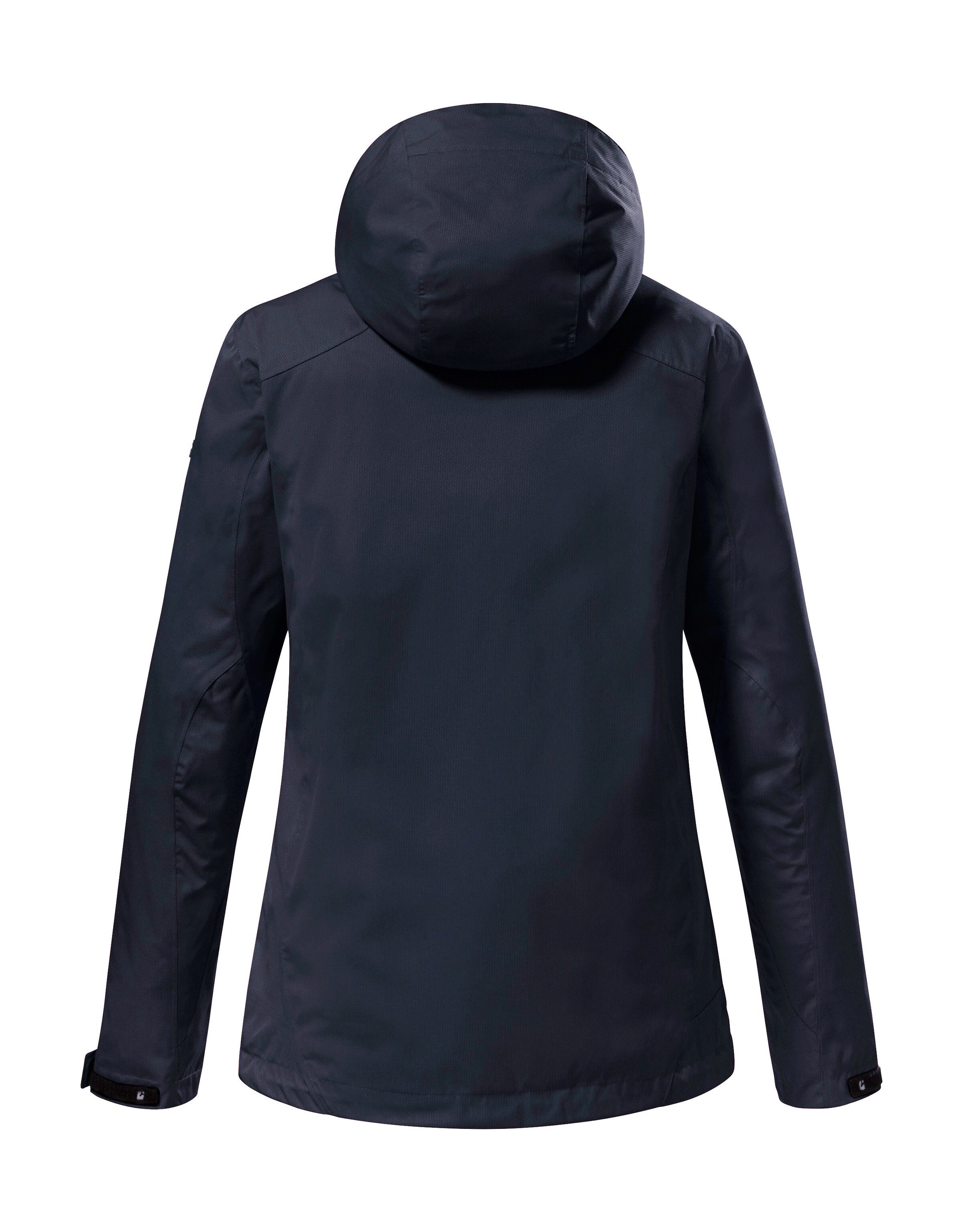 Killtec Outdoorjack KOS 133 WMN JCKT Water- en winddichte damesjack met afneembare capuchon, PFAS-vrij