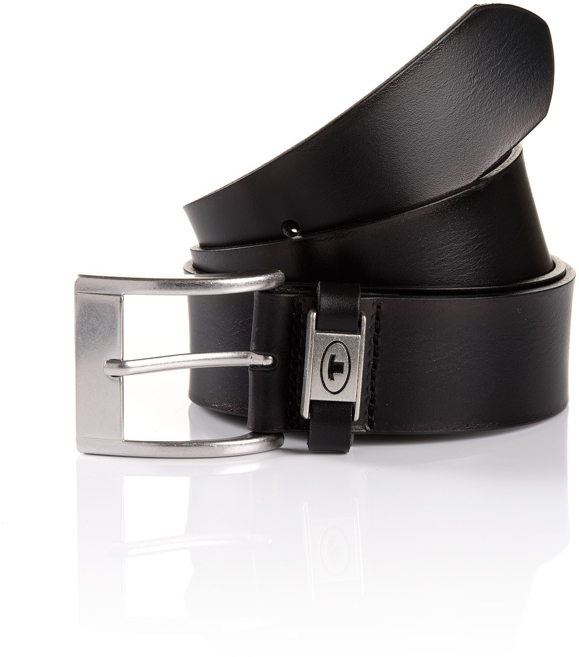 Tom Tailor Leren riem TTNATHAN in cadeauverpakking