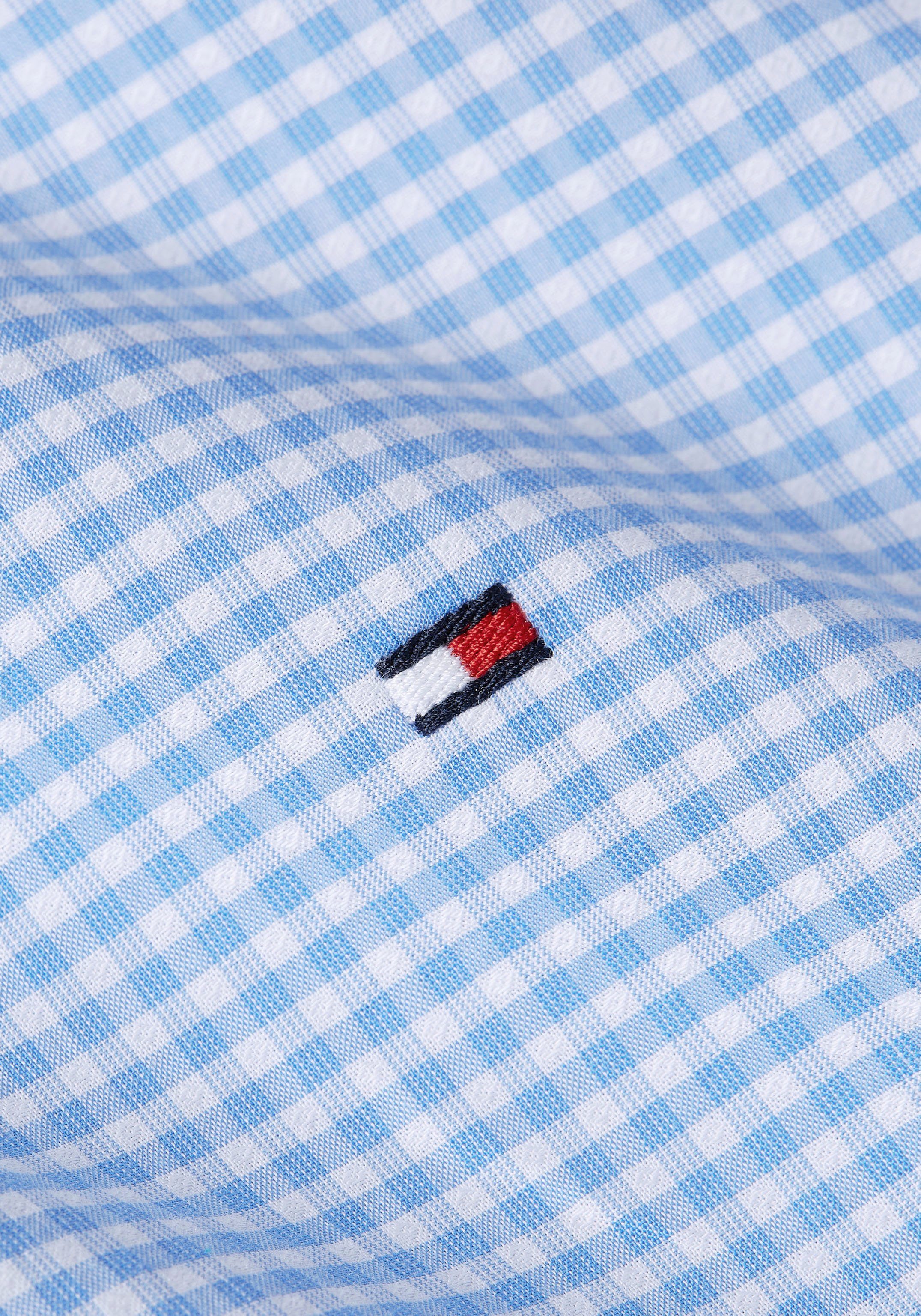 Tommy Hilfiger Geruit overhemd FLEX TEXTURED GINGHAM SF SHIRT