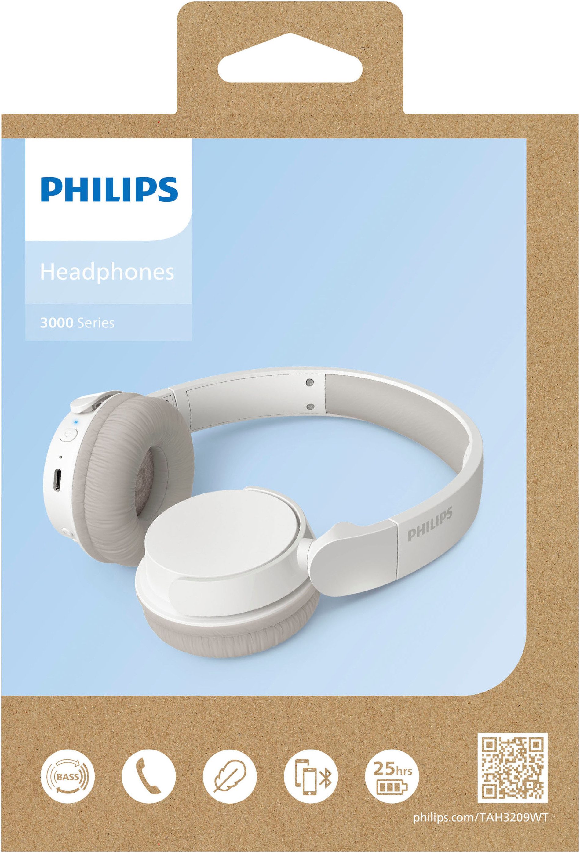 Philips Draadloze hoofdtelefoon TAH3209