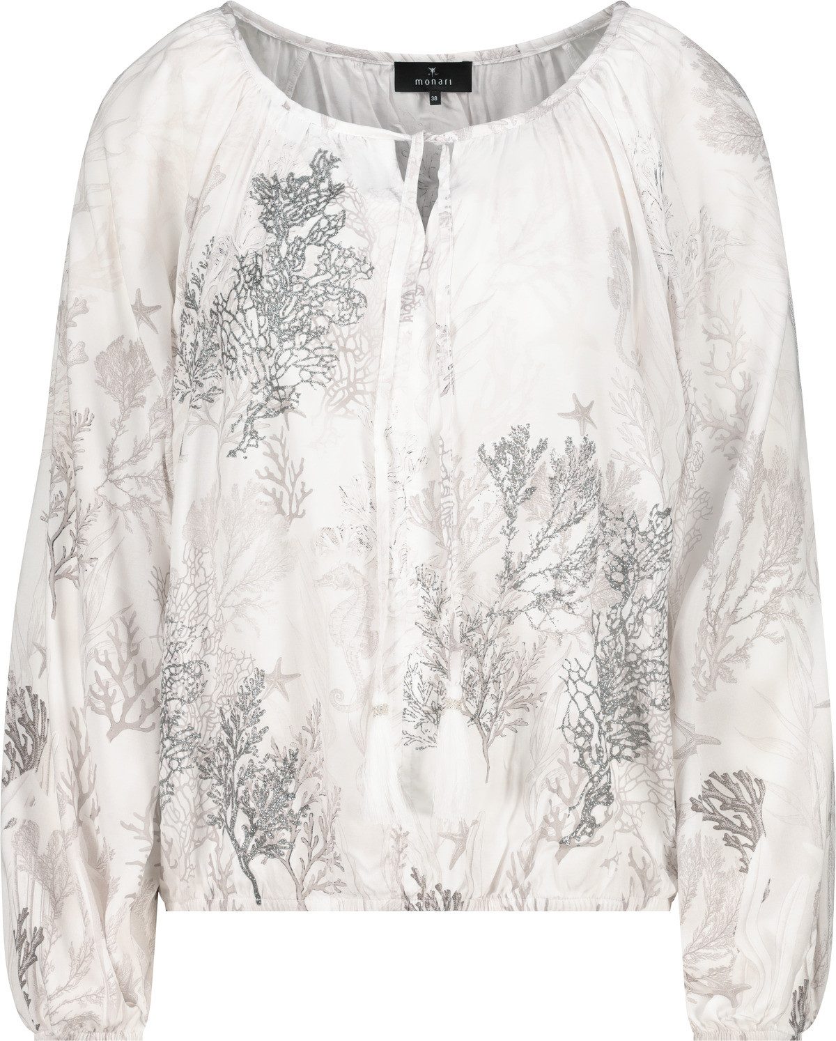 Monari Blouse zonder sluiting met all-over print