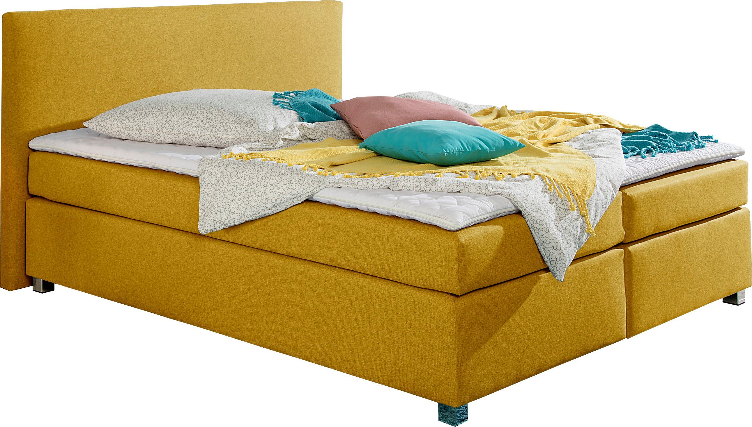 INOSIGN Boxspring Eliana incl. topmatras, in 4 breedten, 3 matrassoorten en 2 hardheden