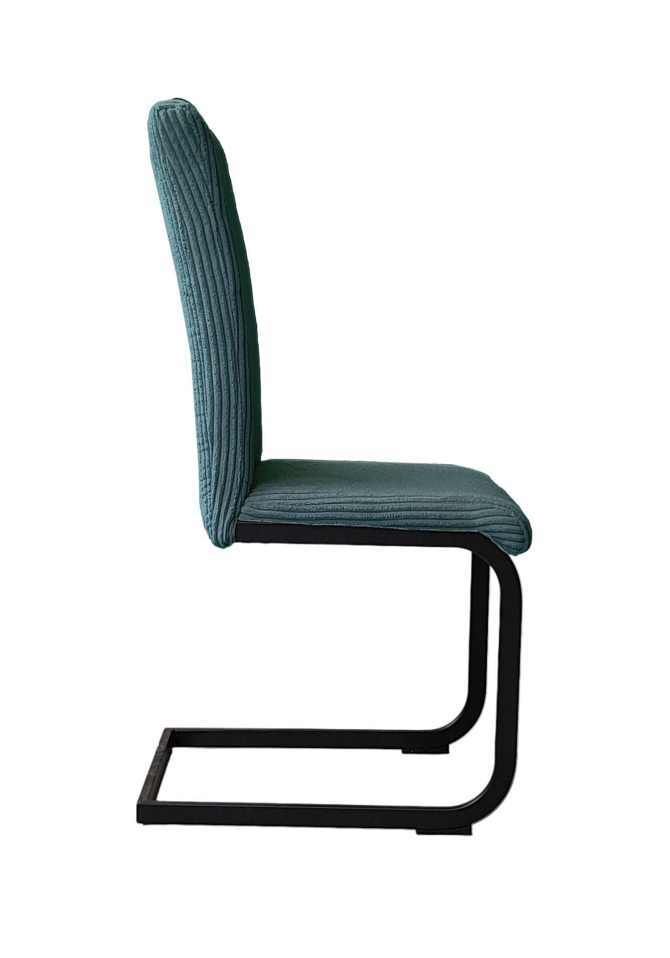 Home affaire Eethoek Oliver Hoekbank met golfvering in de zitting, tafel massief eiken (set, 4-delig)