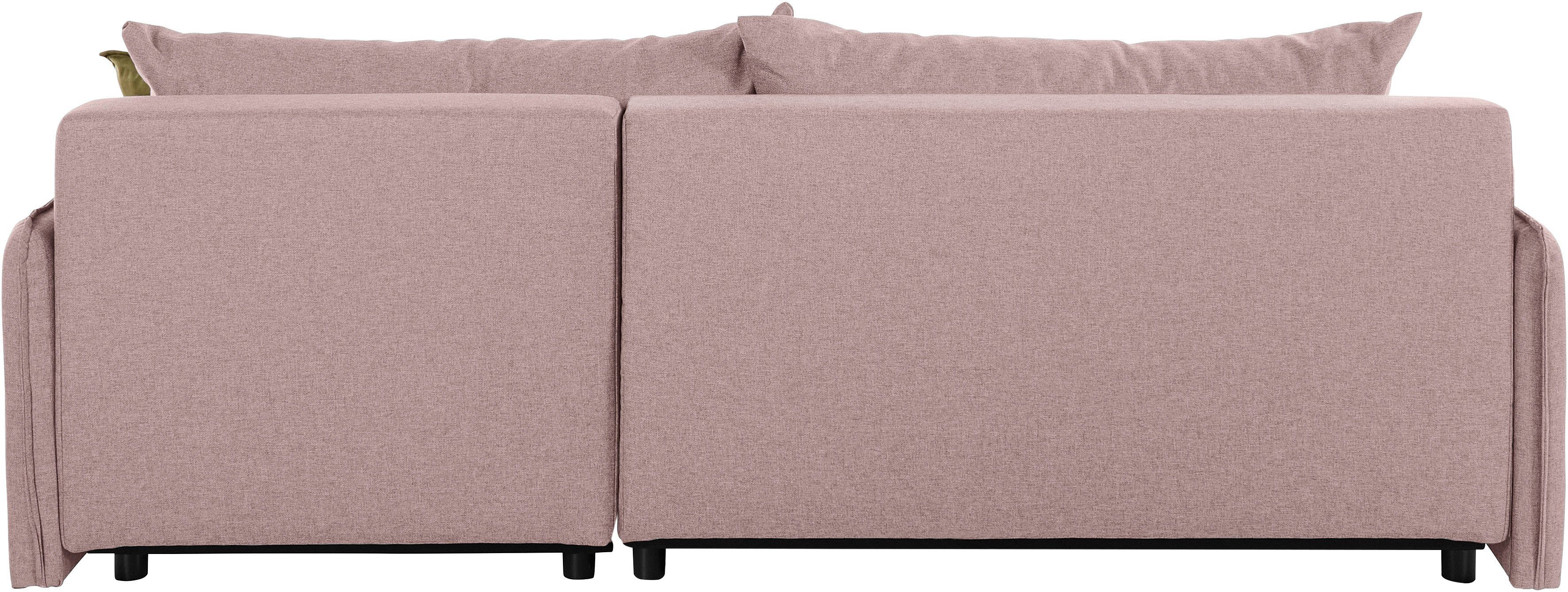 COLLECTION AB Hoekbank Sunny L-vorm met slaapfunctie en bedkist