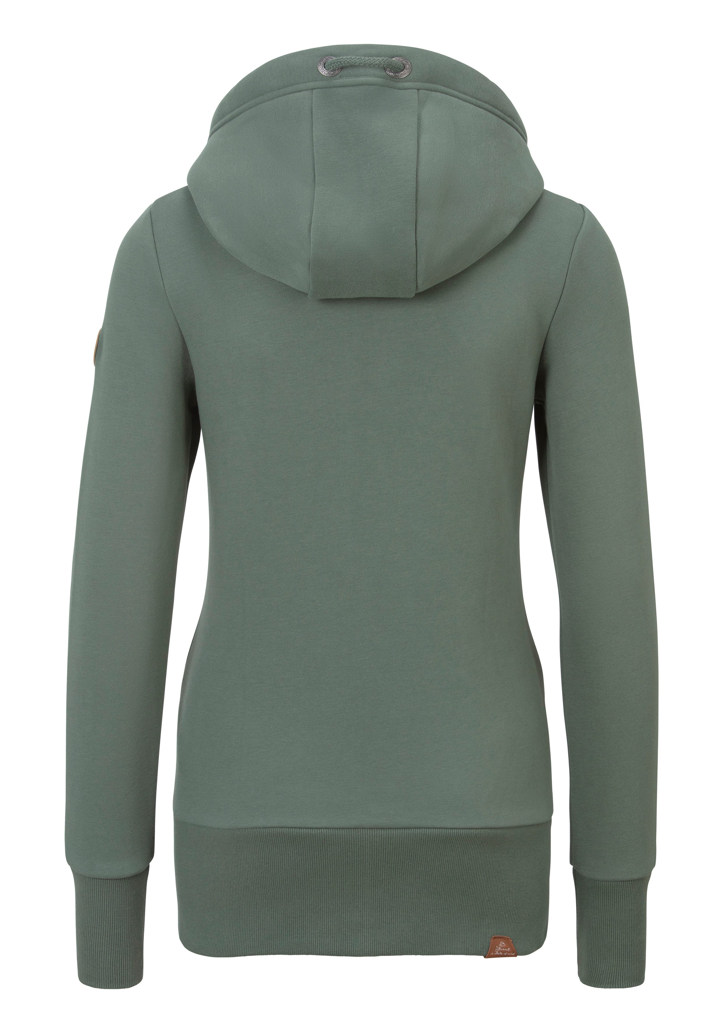 Ragwear Sweatvest NESKA ZIP O met extra brede boorden